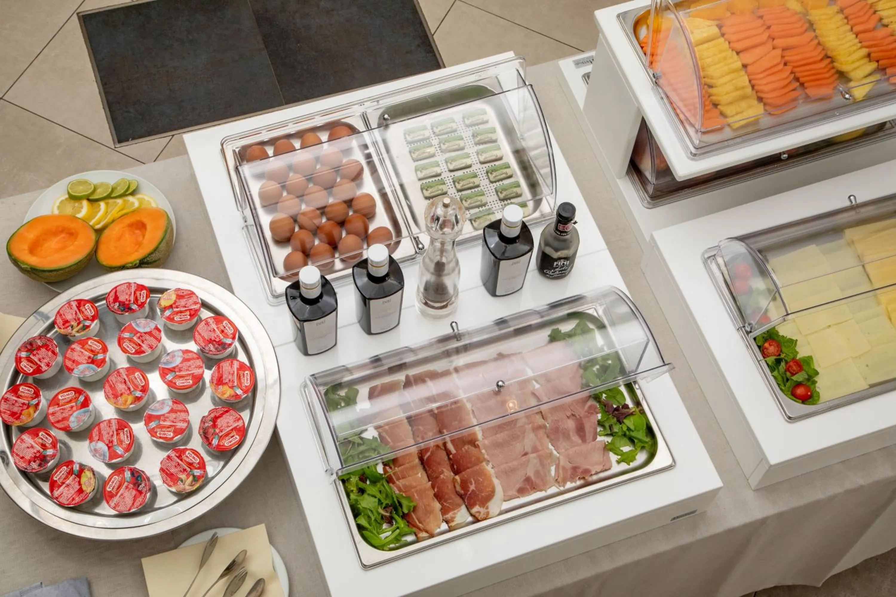 Buffet breakfast in Hotel Miramare