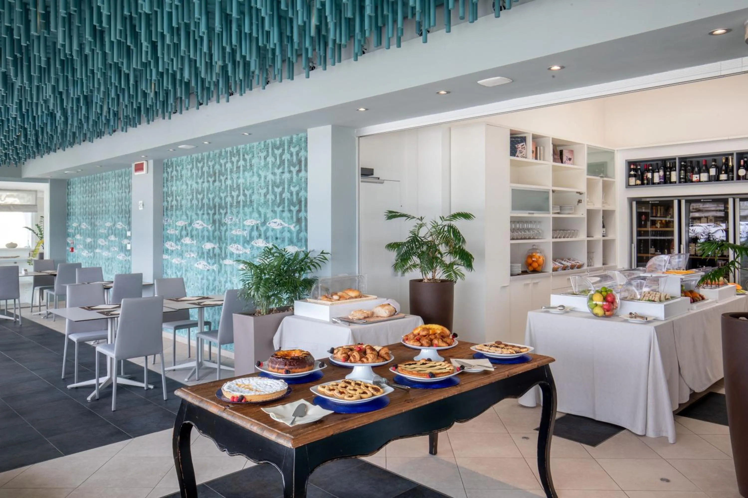 Dining area in Hotel Miramare