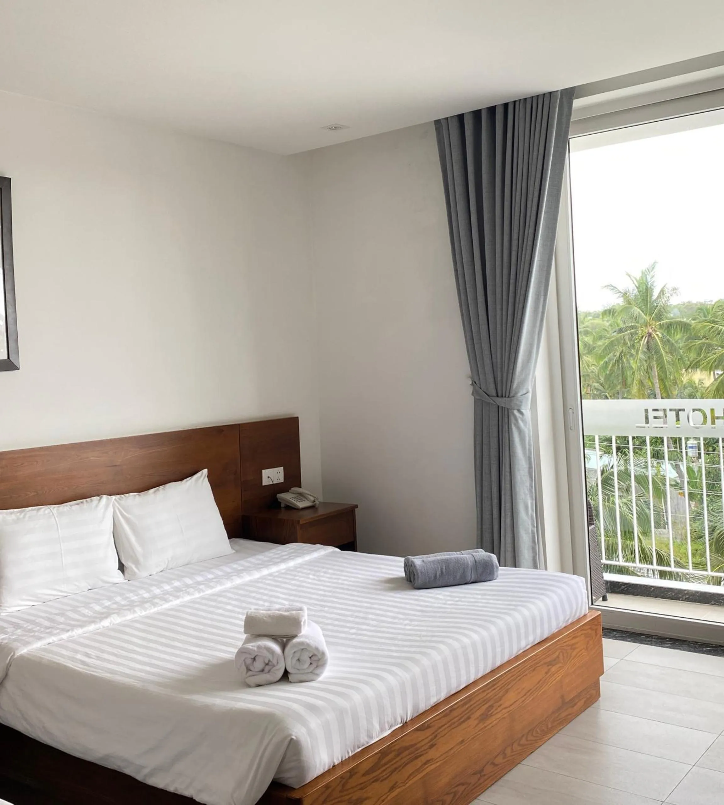 Bed in Qli Hotel Muine