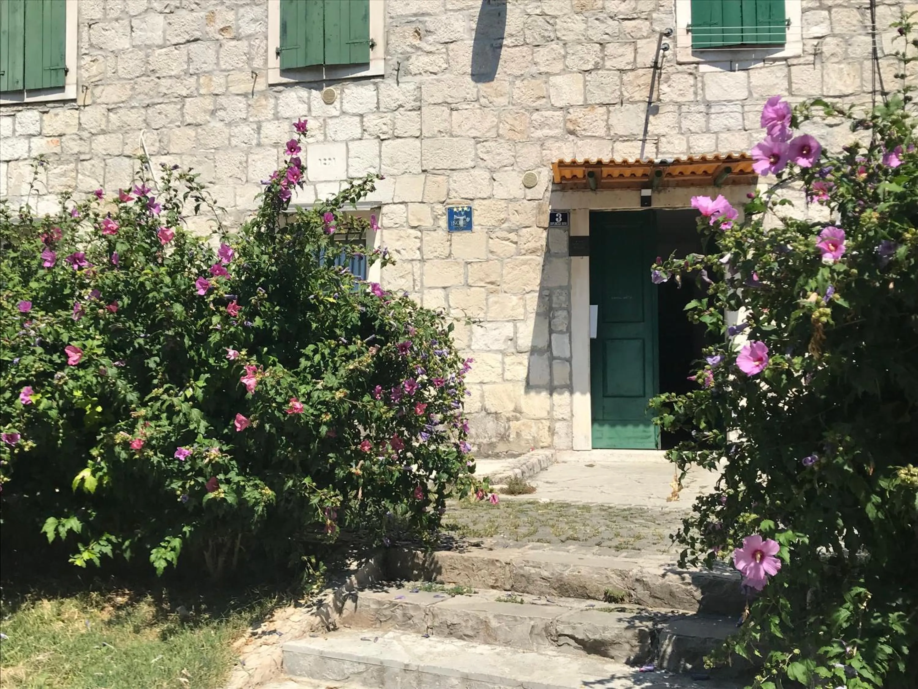 Facade/entrance in Nirvana Rooms & Apartments