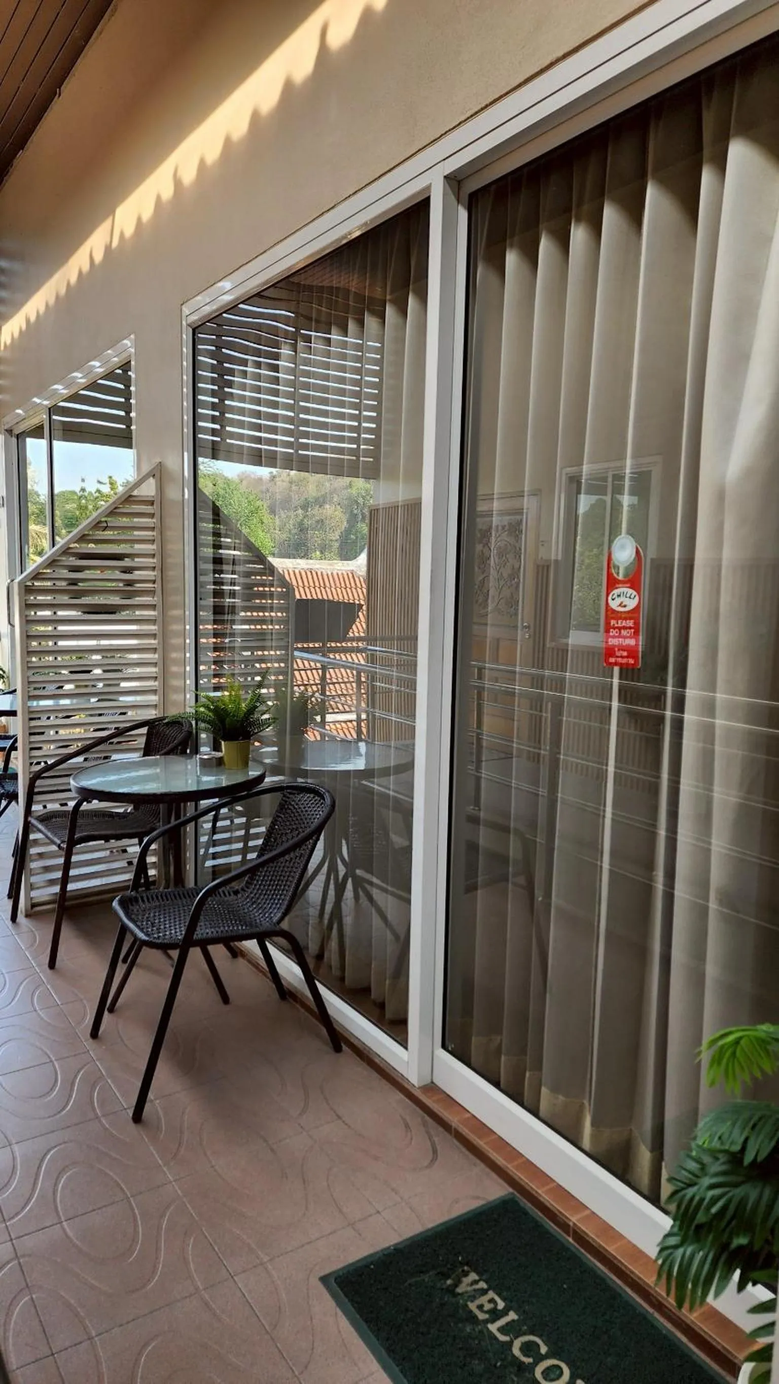 Balcony/Terrace in Chilli Hotel&Restaurant