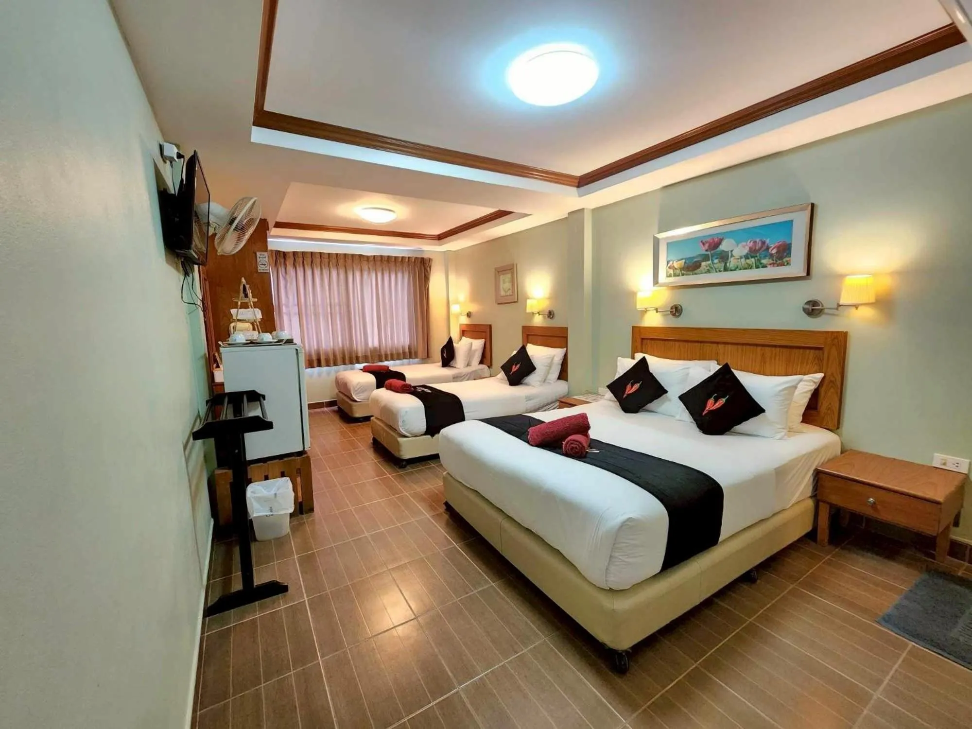 Bedroom, Bed in Chilli Hotel&Restaurant