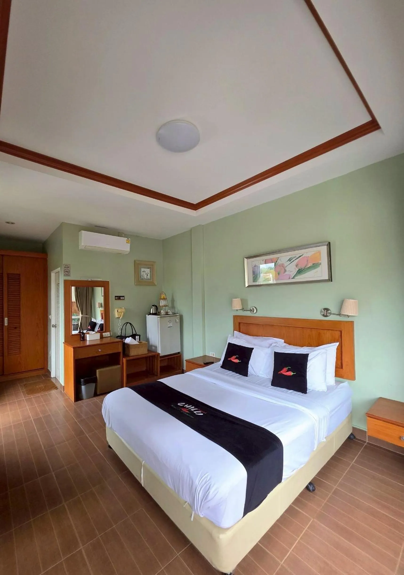 Bed in Chilli Hotel&Restaurant