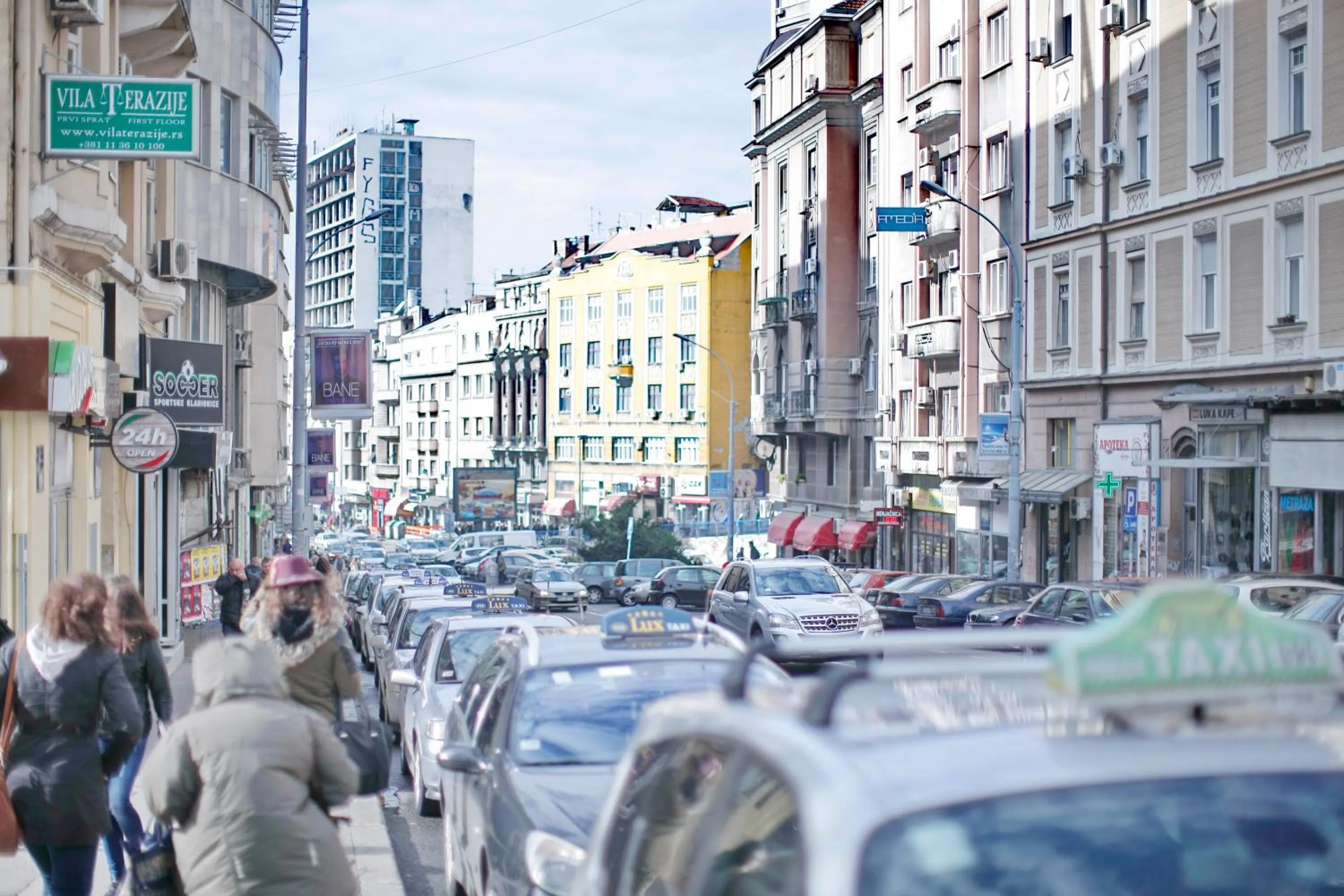 City view in Vila Terazije