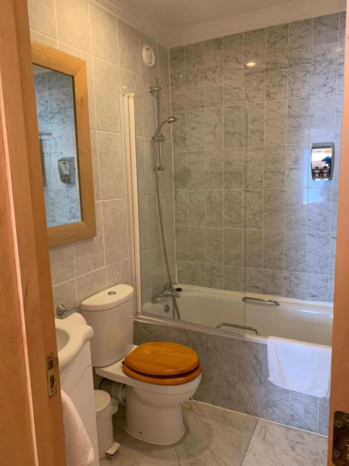 Bathroom in Troy Hotel