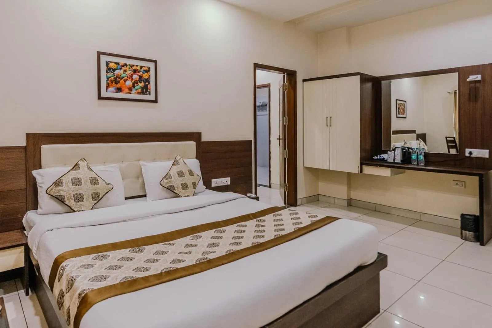 Bed in Hotel Fortune Plaza