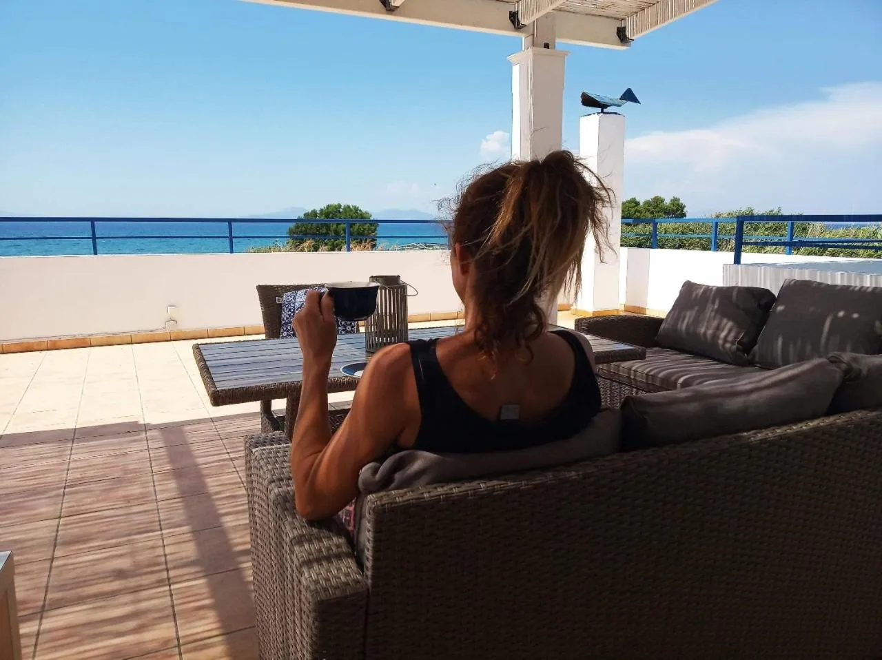 People in Nautilus Beach House