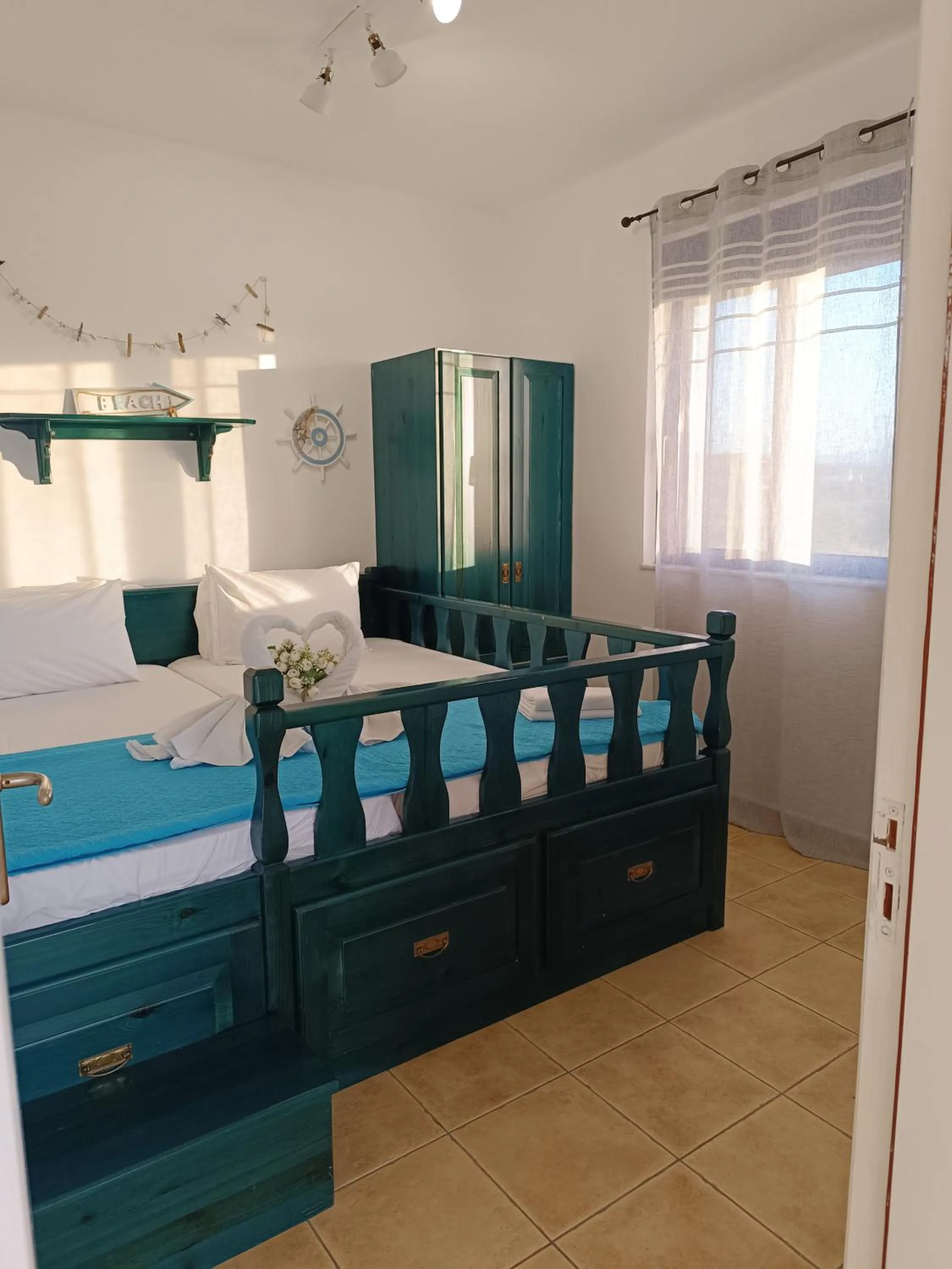 Bed in Nautilus Beach House