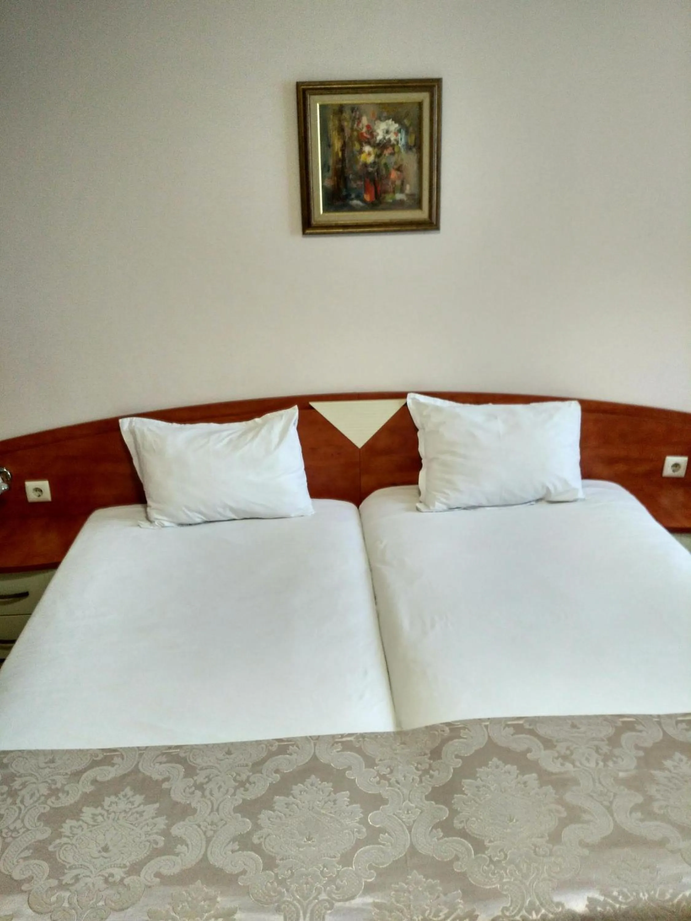 Bed in Philippopolis Hotel