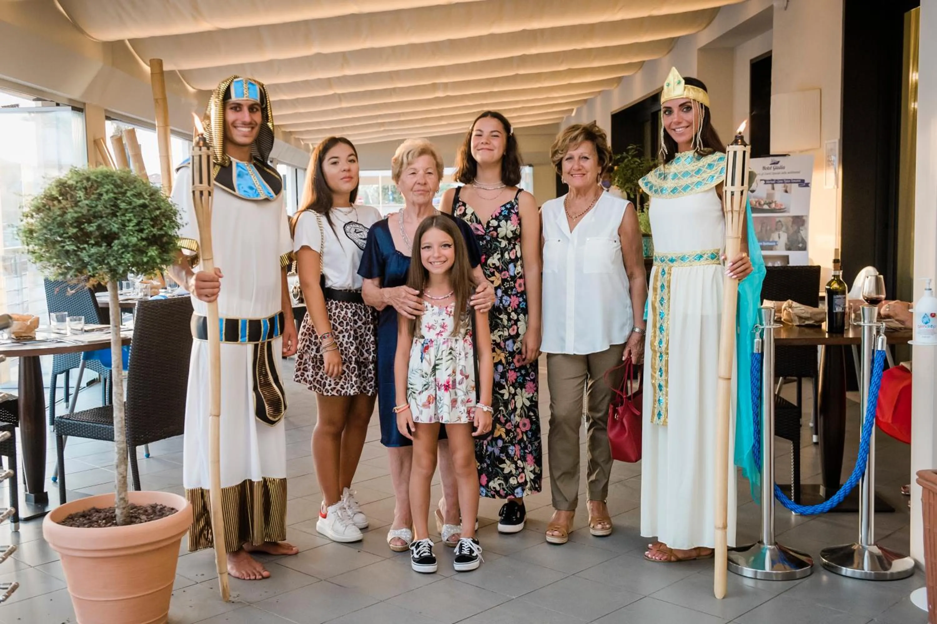 group of guests in Hotel Giulia