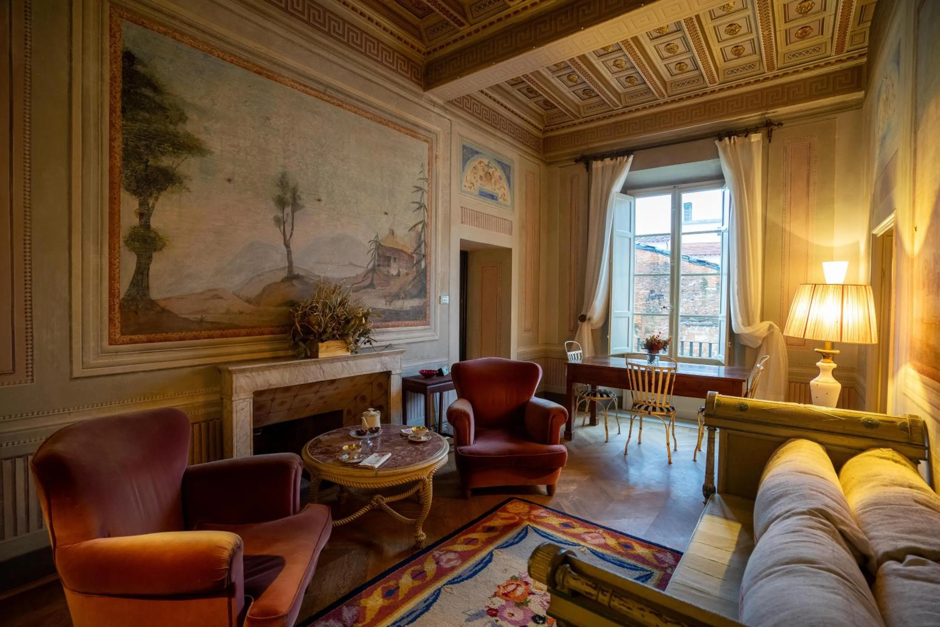 Living room in Palazzo Rocchi - Residenza D'Epoca