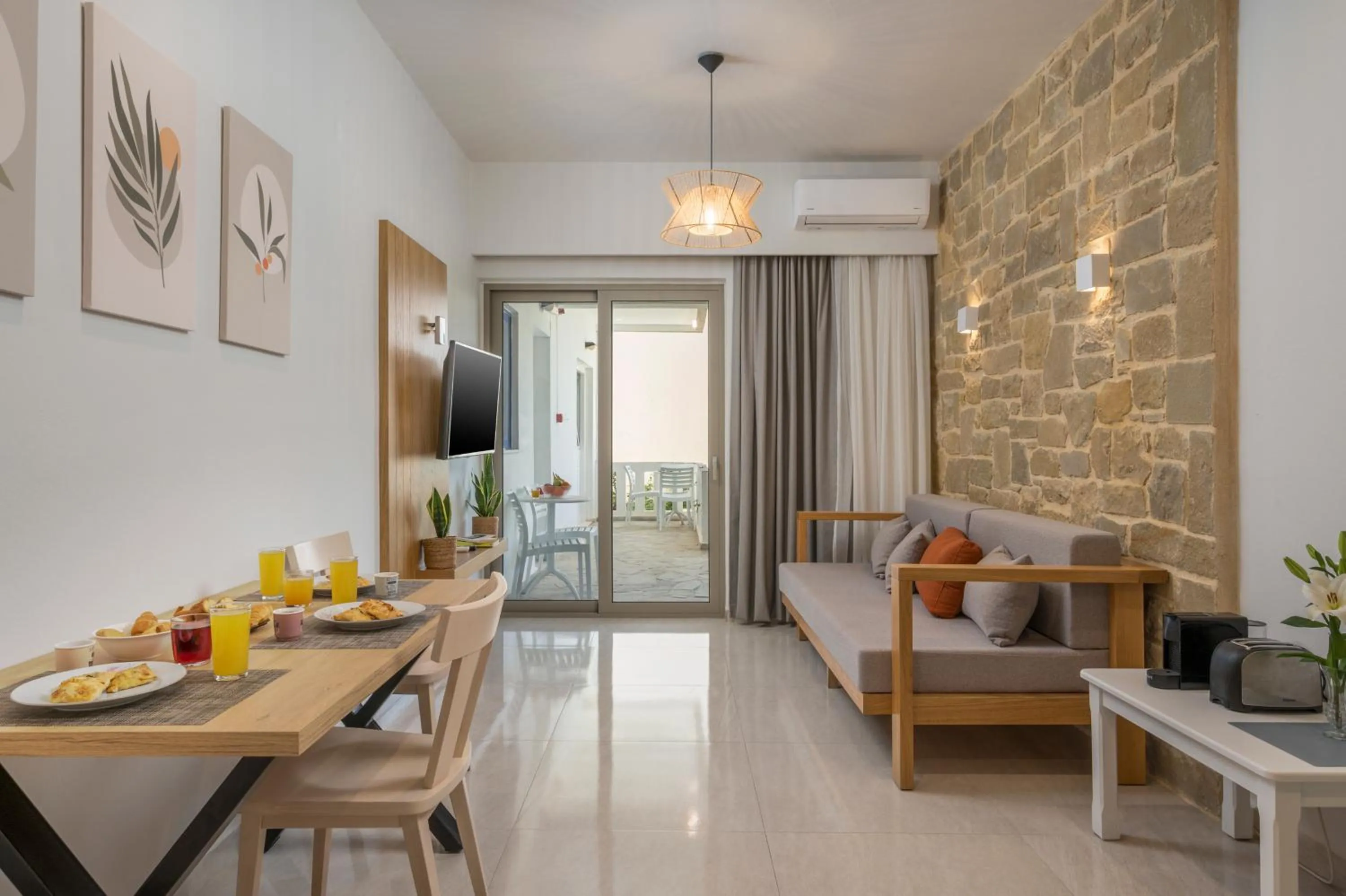 Patio in Esplanade Apartments - Heated Pool