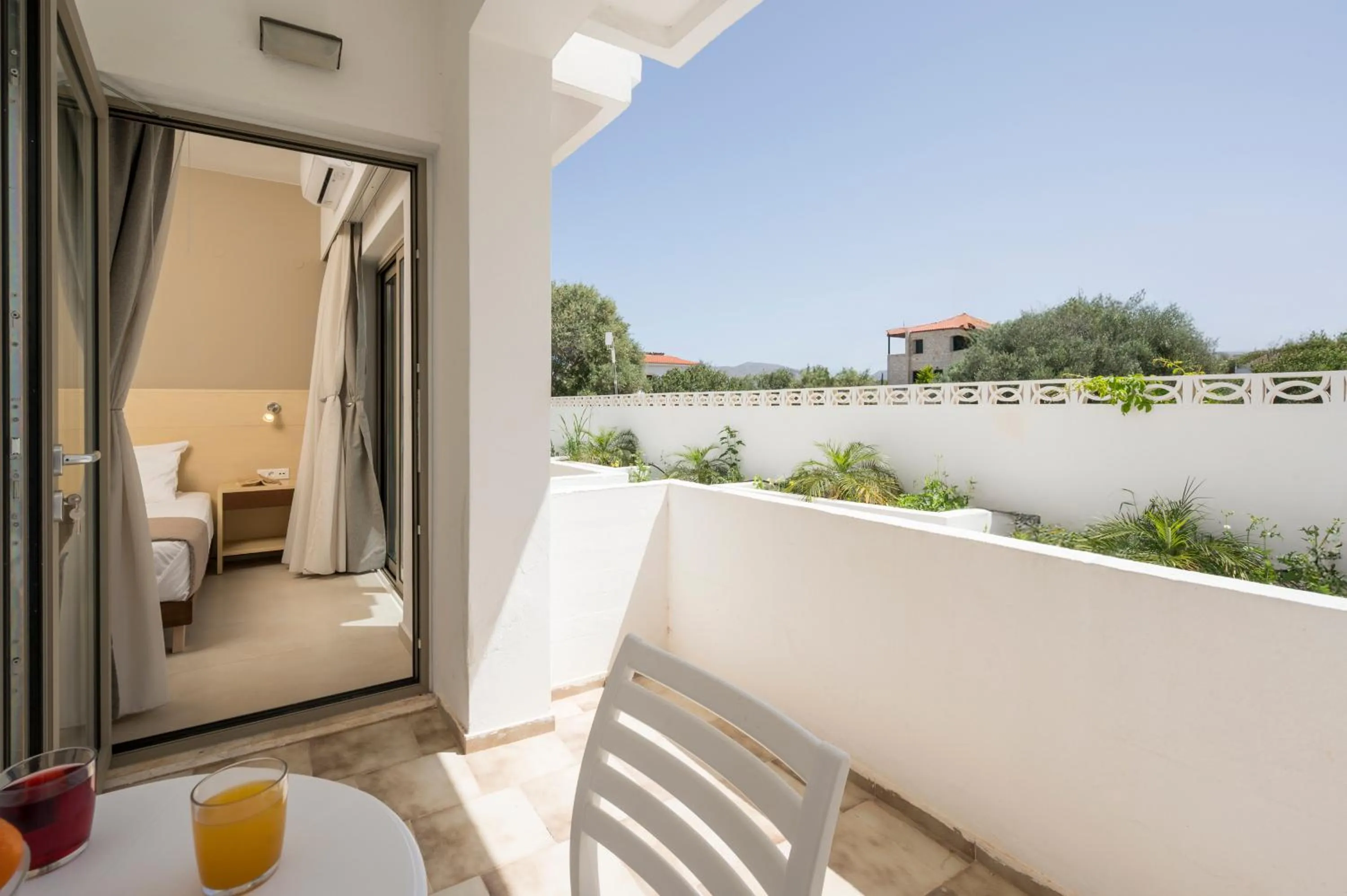 Patio in Esplanade Apartments - Heated Pool