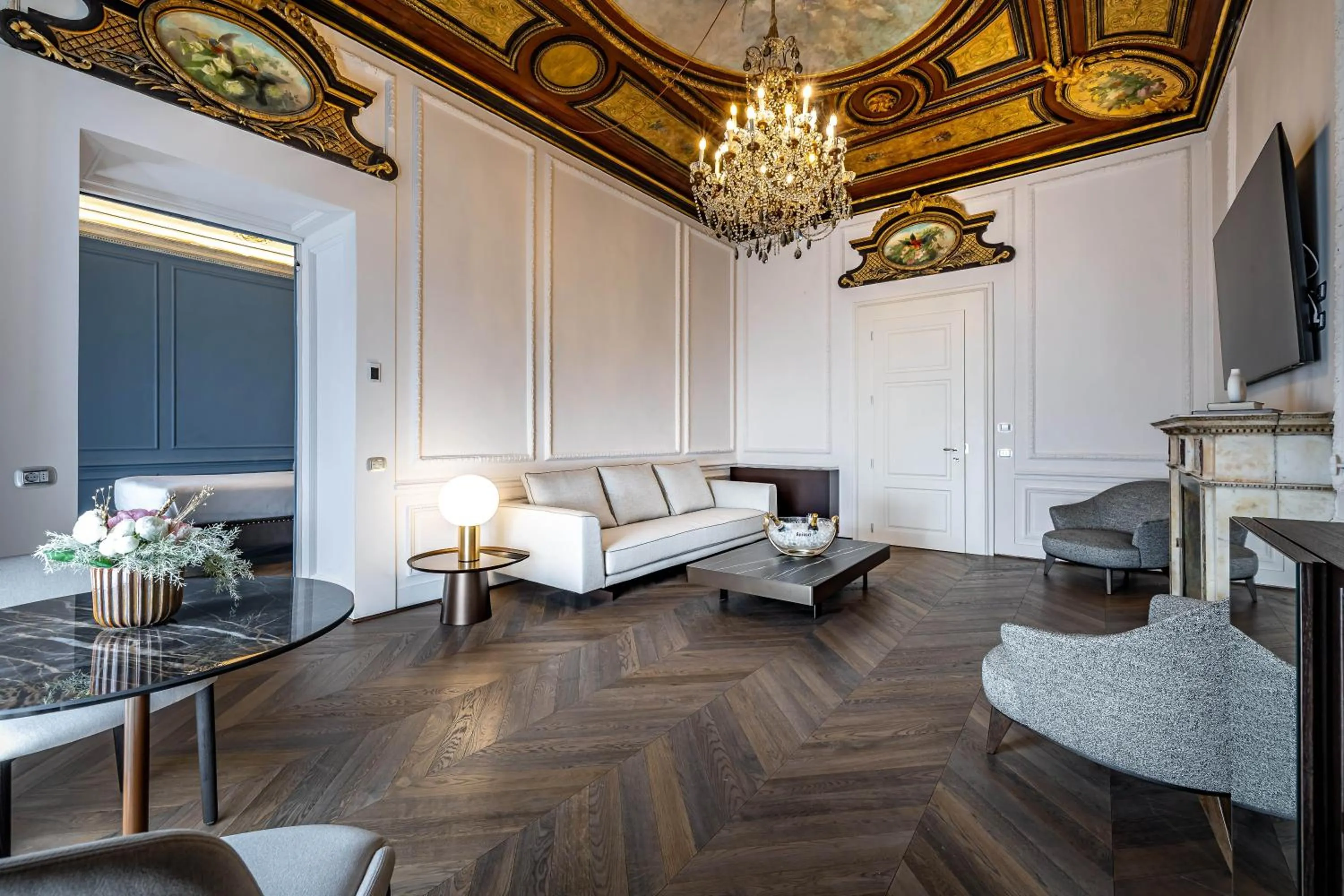 fireplace in Il Rivalta - Place of Charme