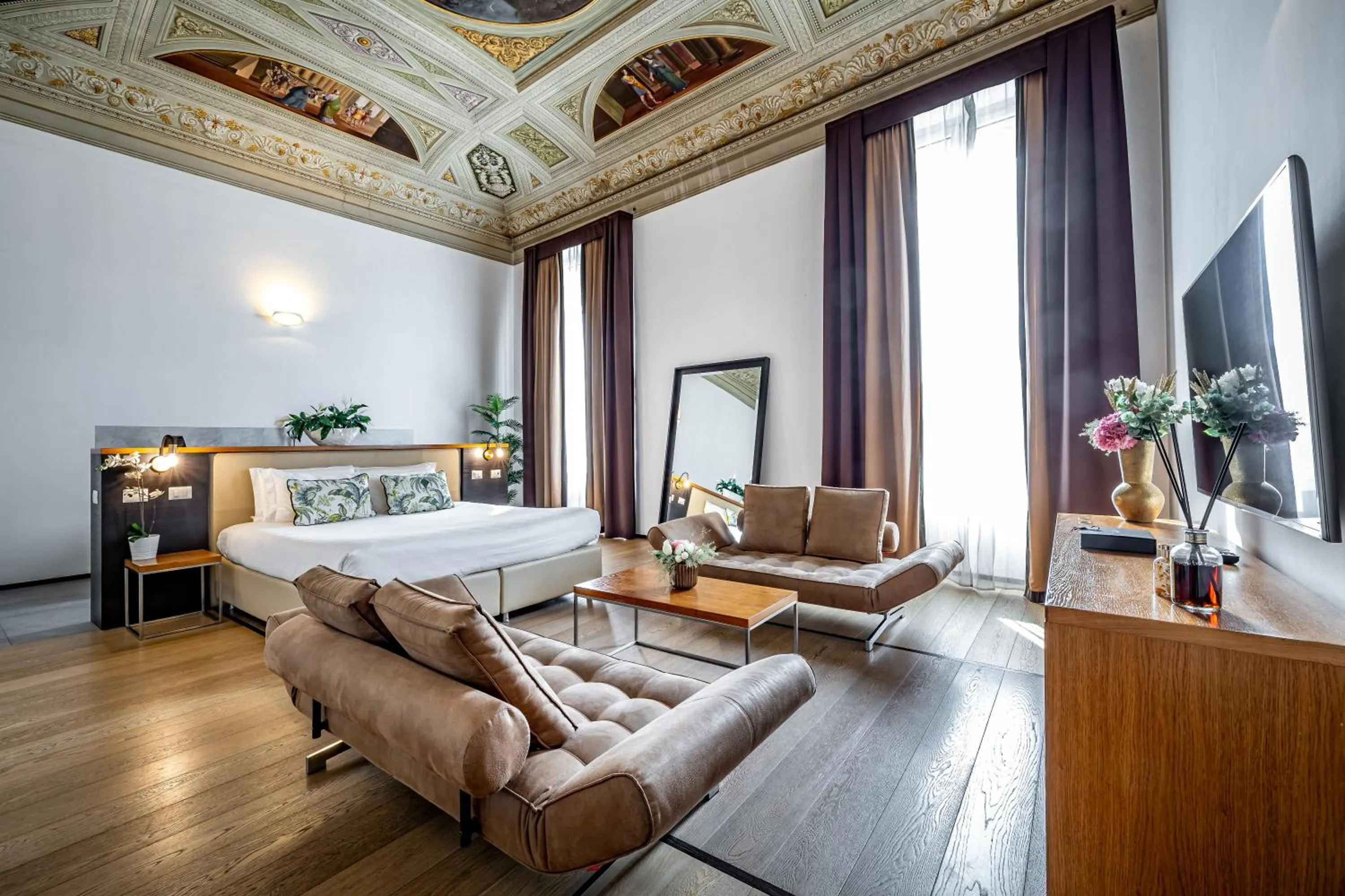 Prestige Suite with River View in Rivalta Hotel