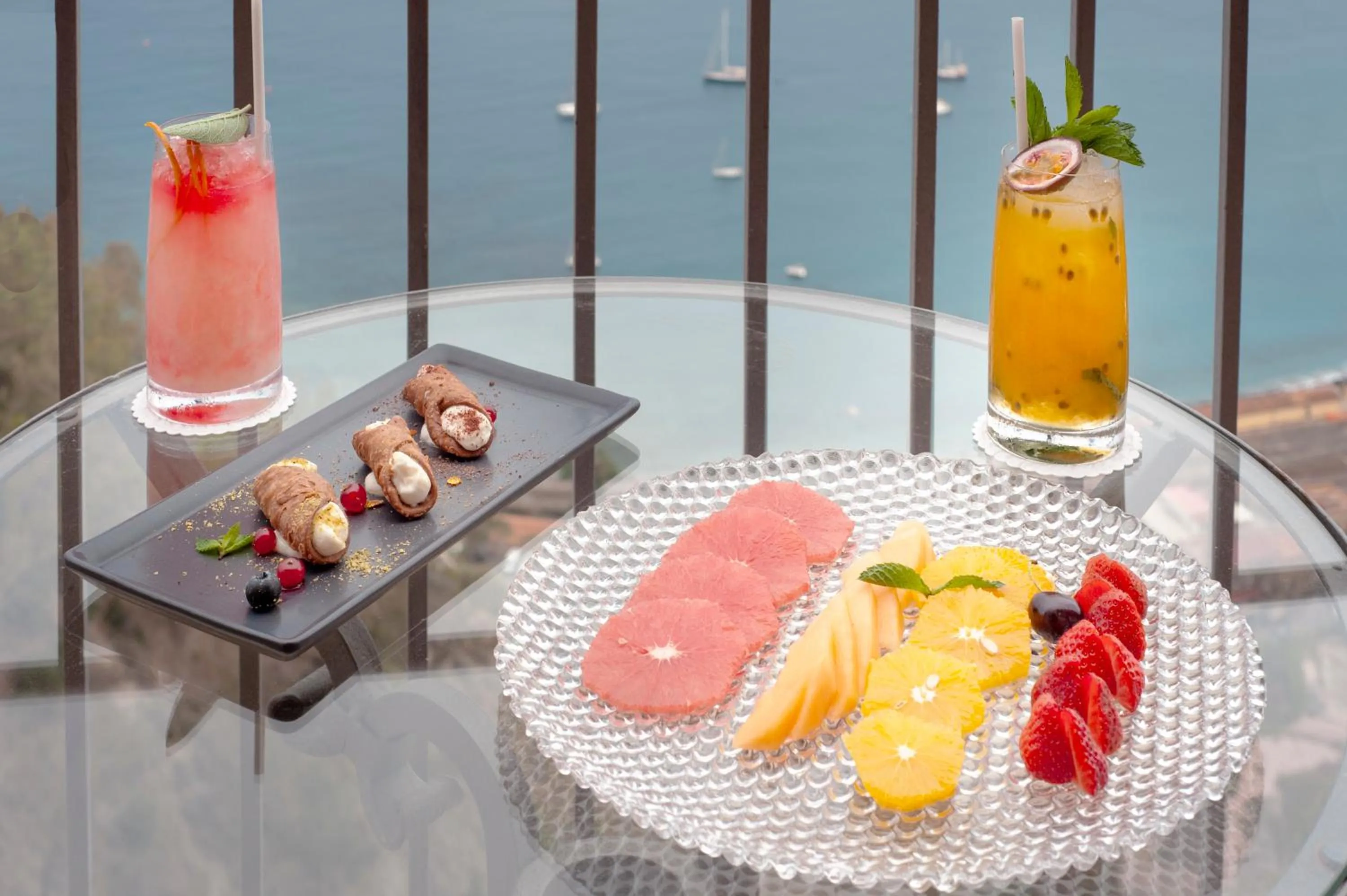 Balcony/Terrace in Hotel Metropole Taormina
