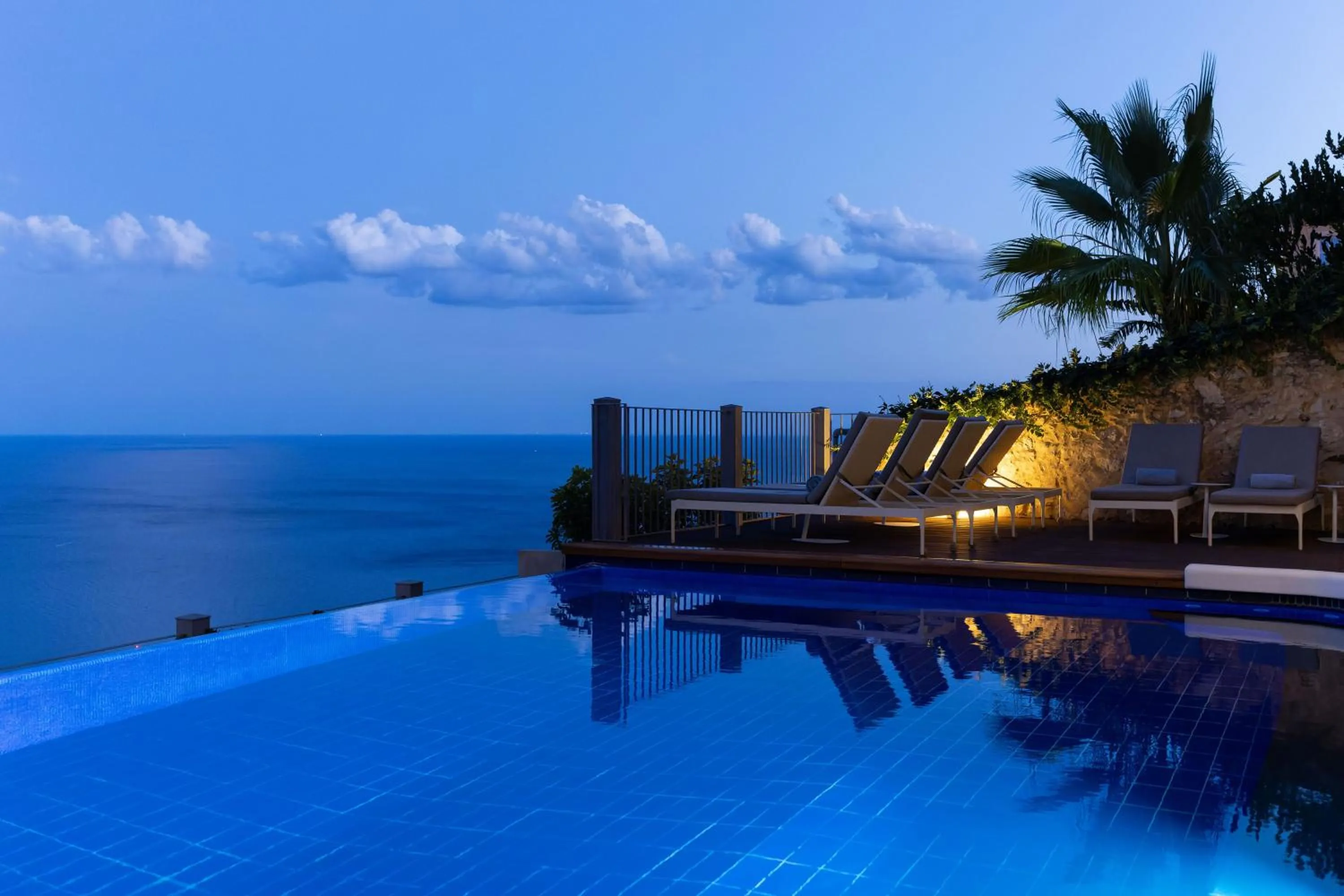 Balcony/Terrace in Hotel Metropole Taormina