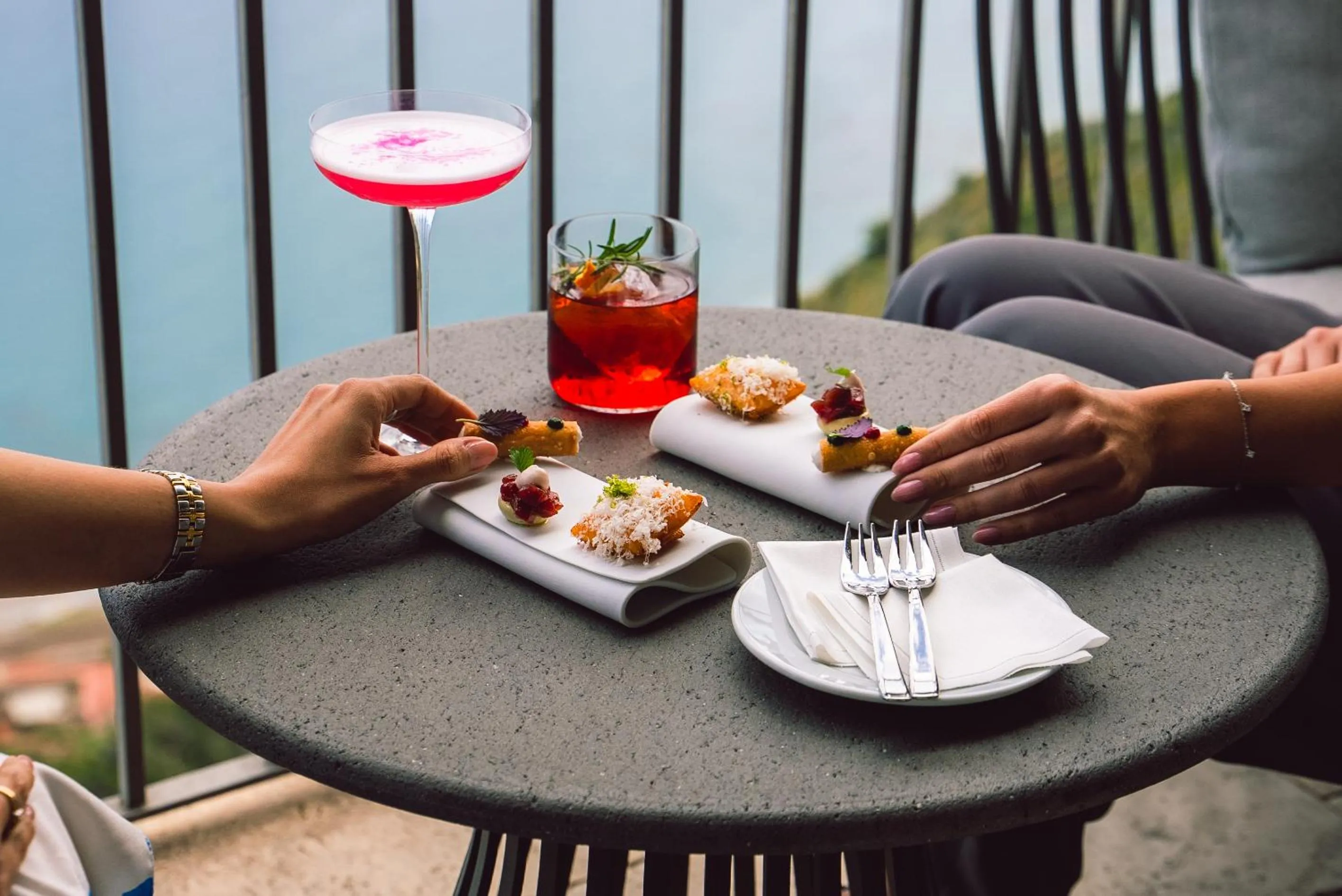 People in Hotel Metropole Taormina