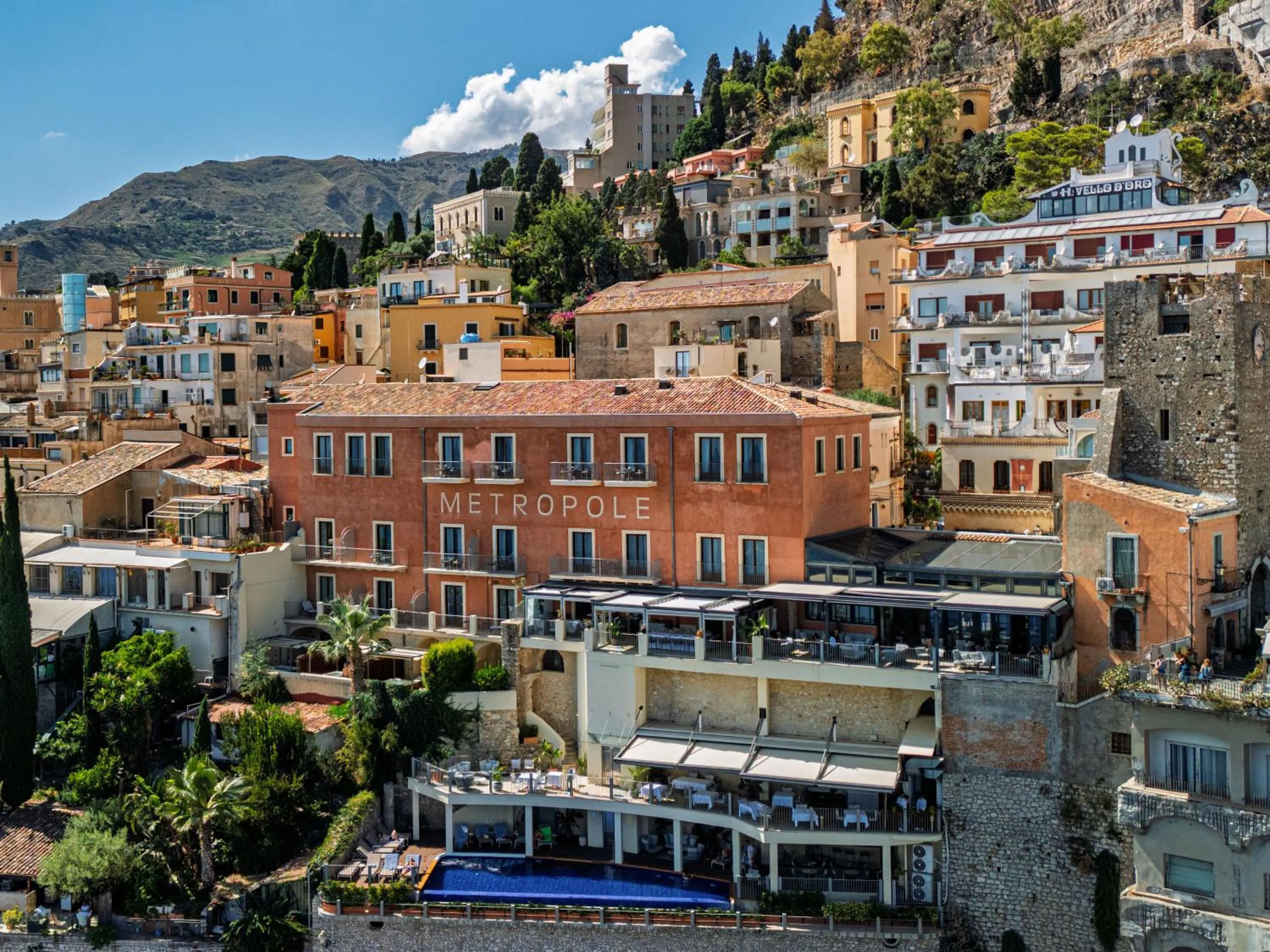 Property building in Hotel Metropole Taormina