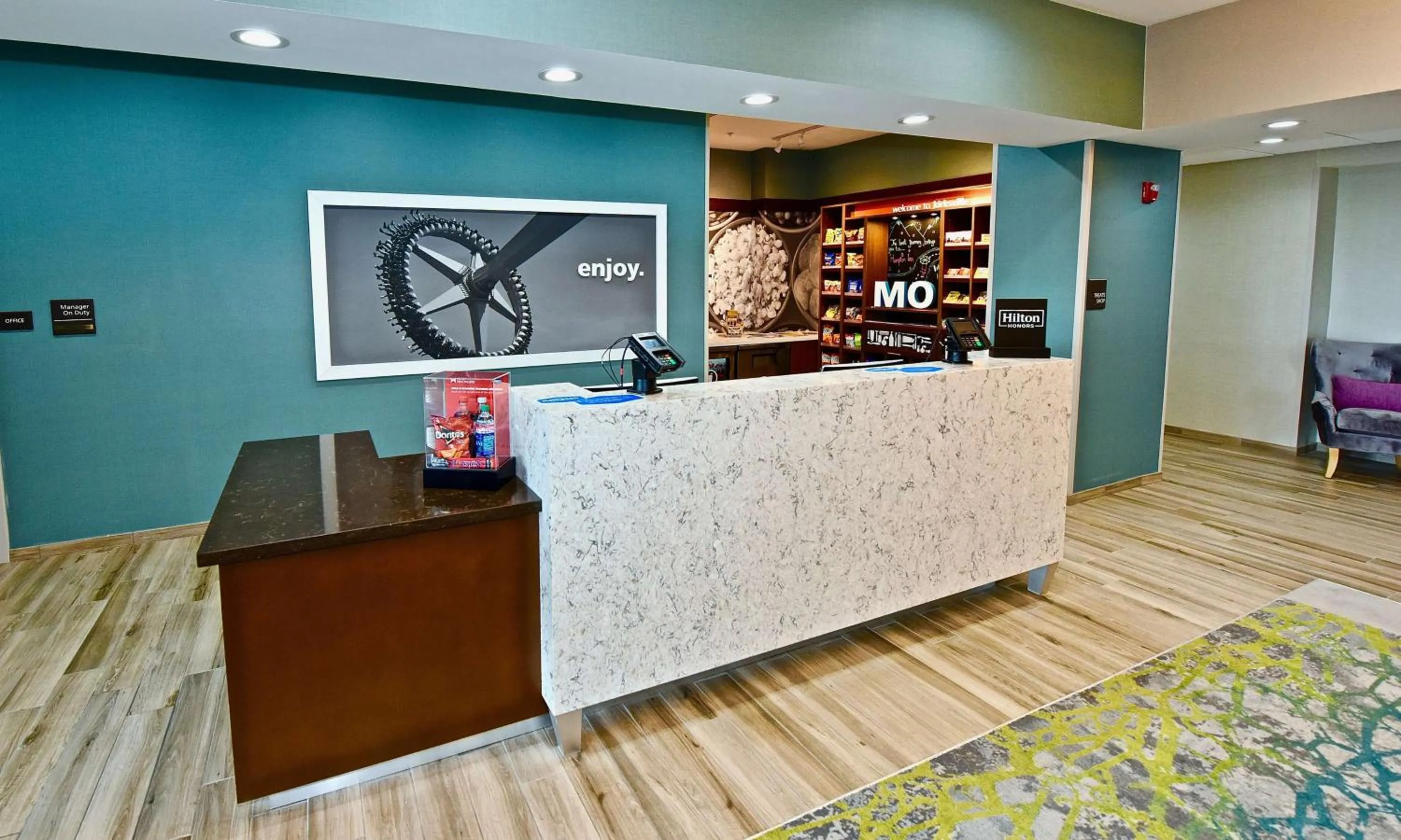 Lobby or reception in Hampton Inn By Hilton Kirksville MO