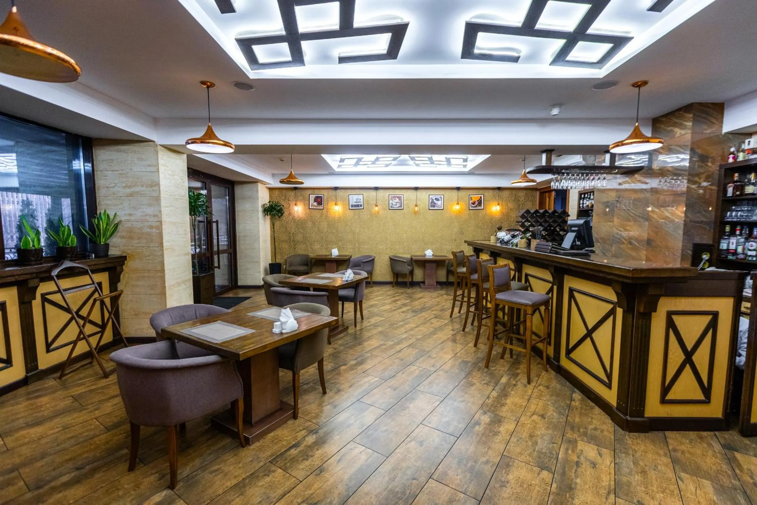 Lounge or bar in Plaza Hotel Almaty