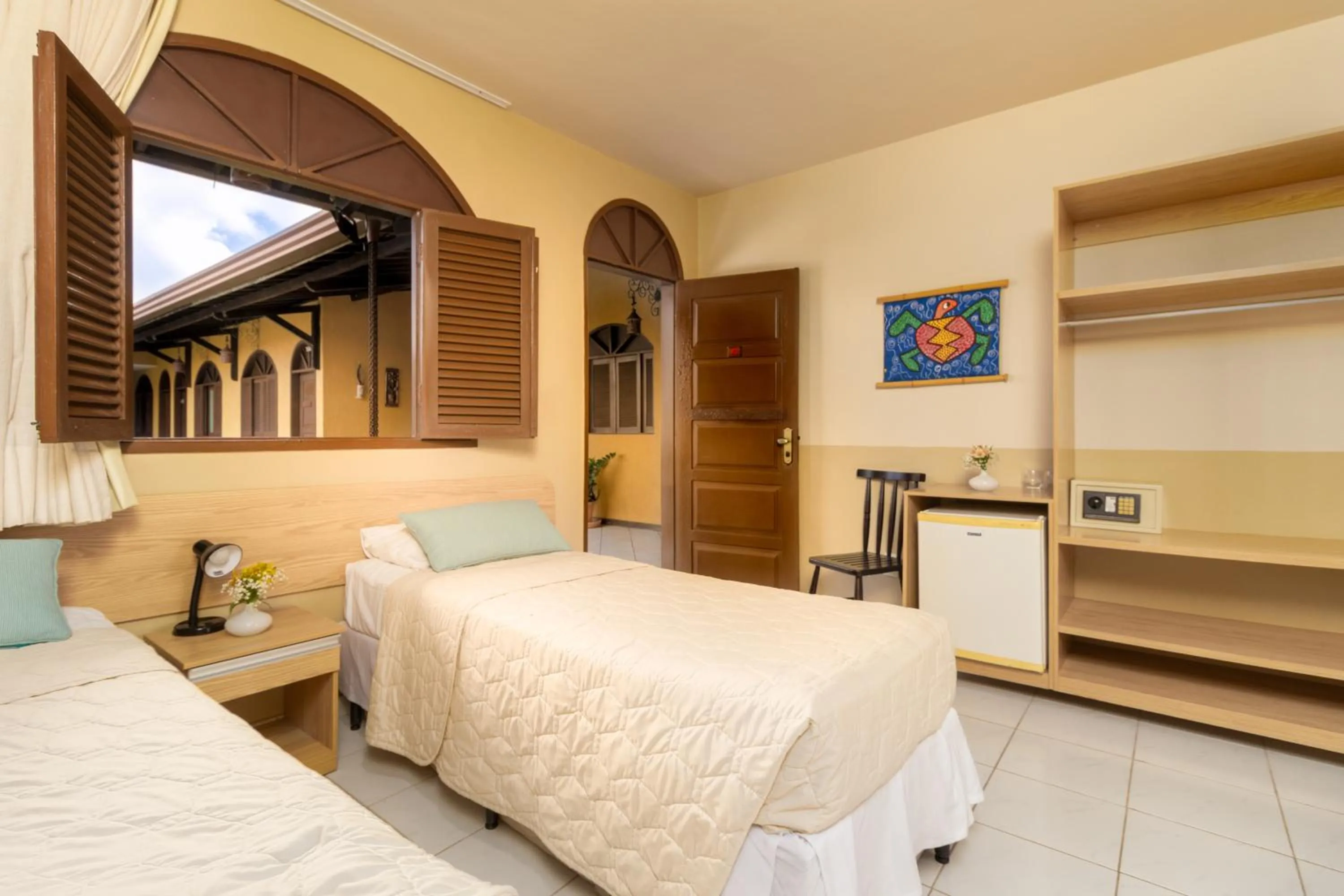 Garden view, Bed in Pousada da Terra