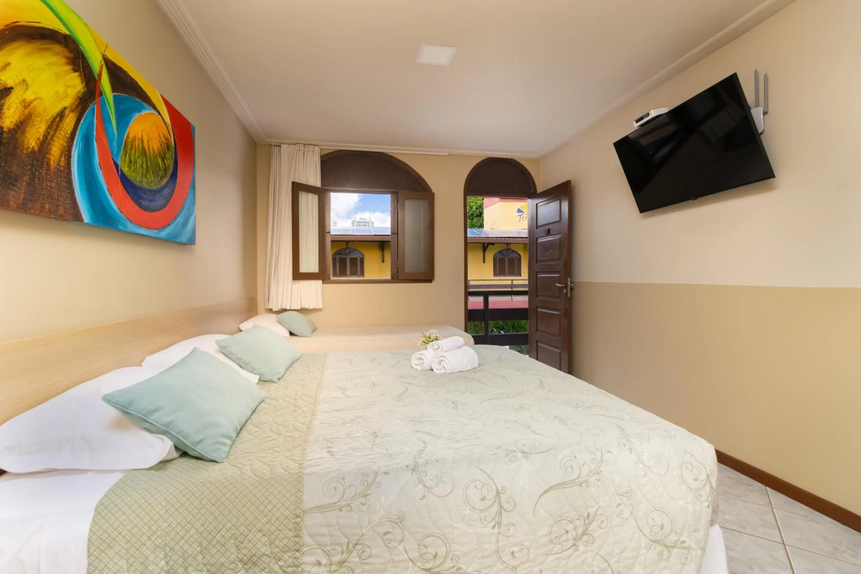 Toilet, Bed in Pousada da Terra