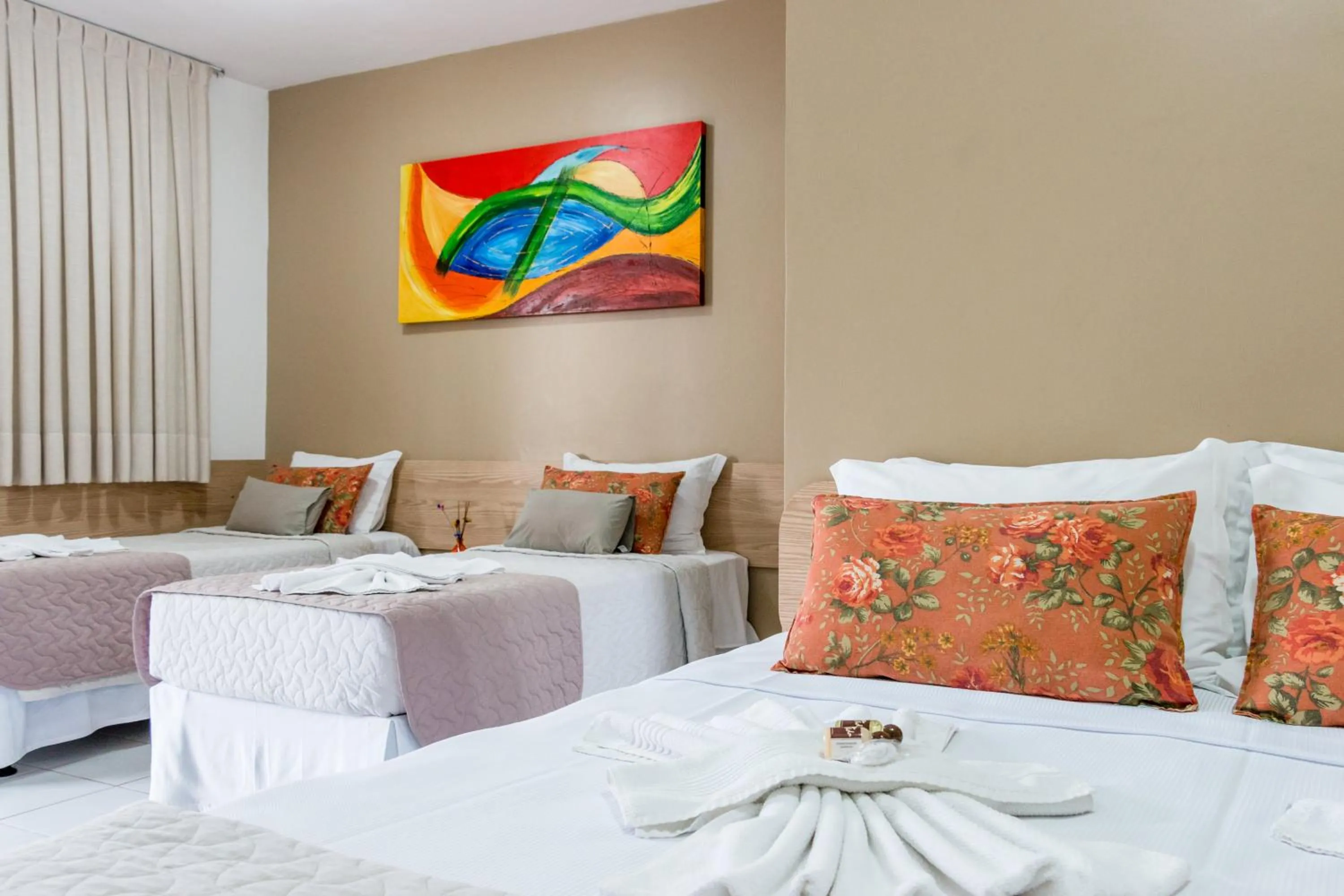 Bed in Pousada da Terra