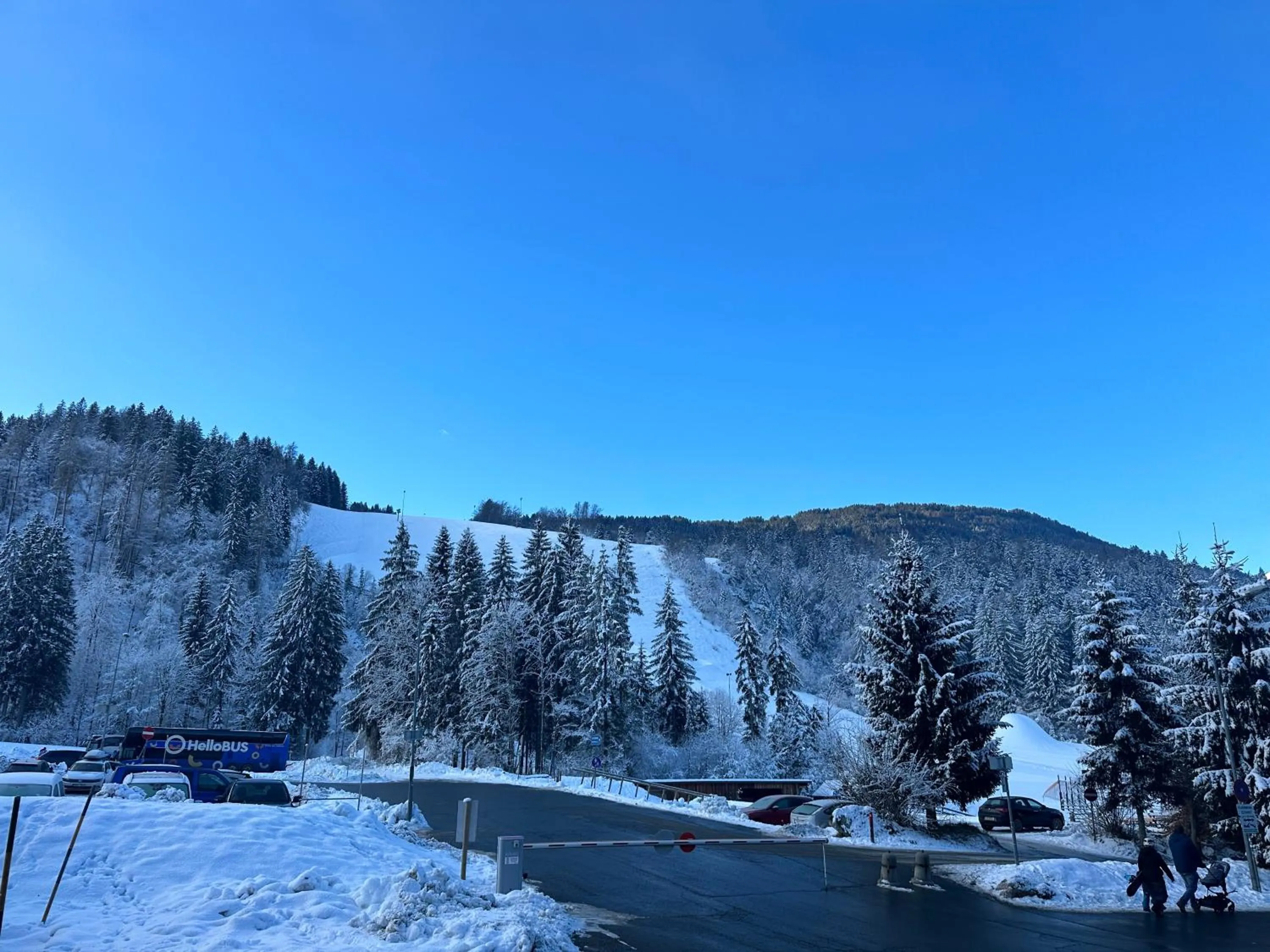 Skiing in Arena Franz Ferdinand Nassfeld