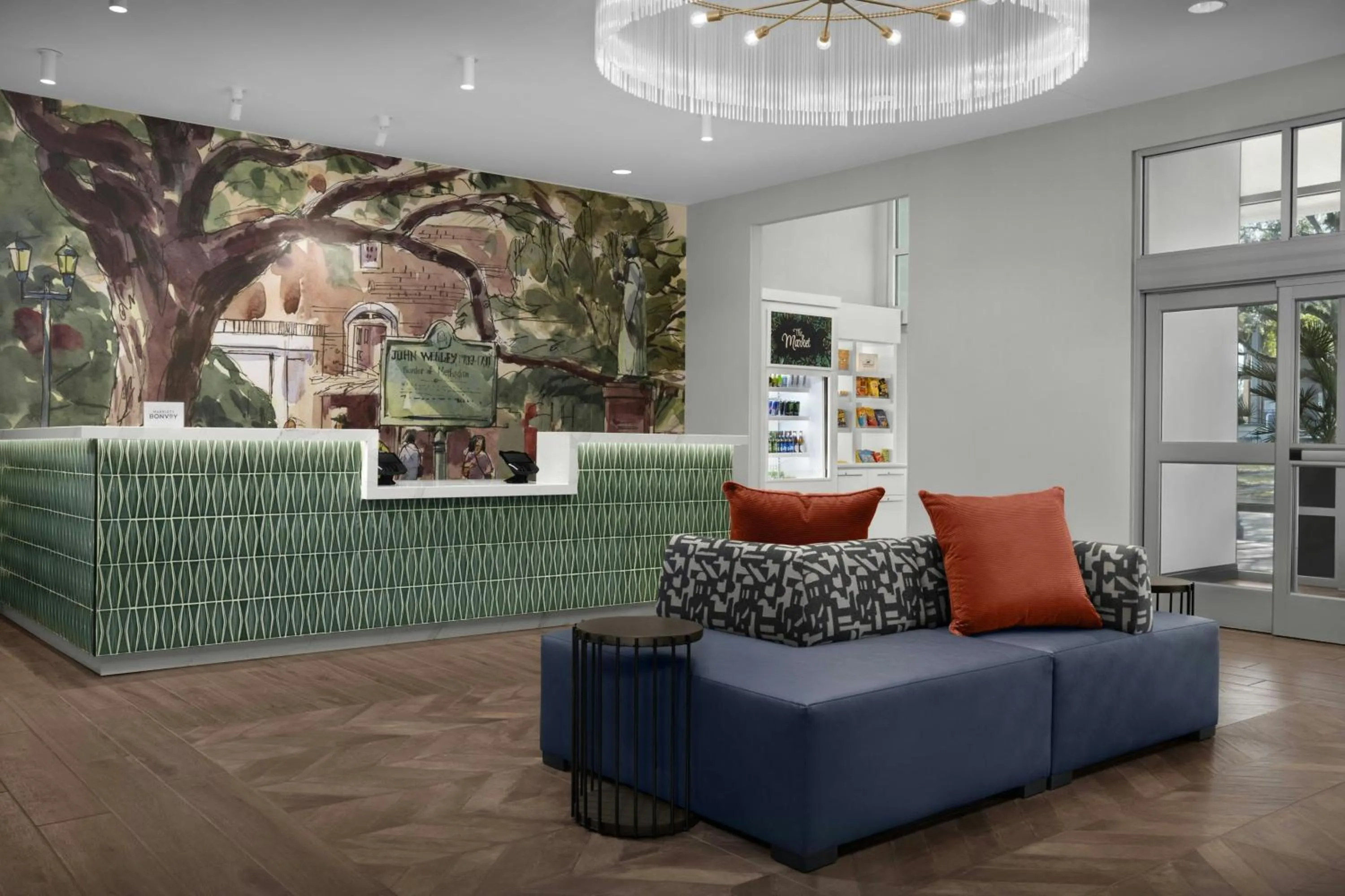 Lobby or reception in Springhill Suites by Marriott Savannah Downtown Historic District