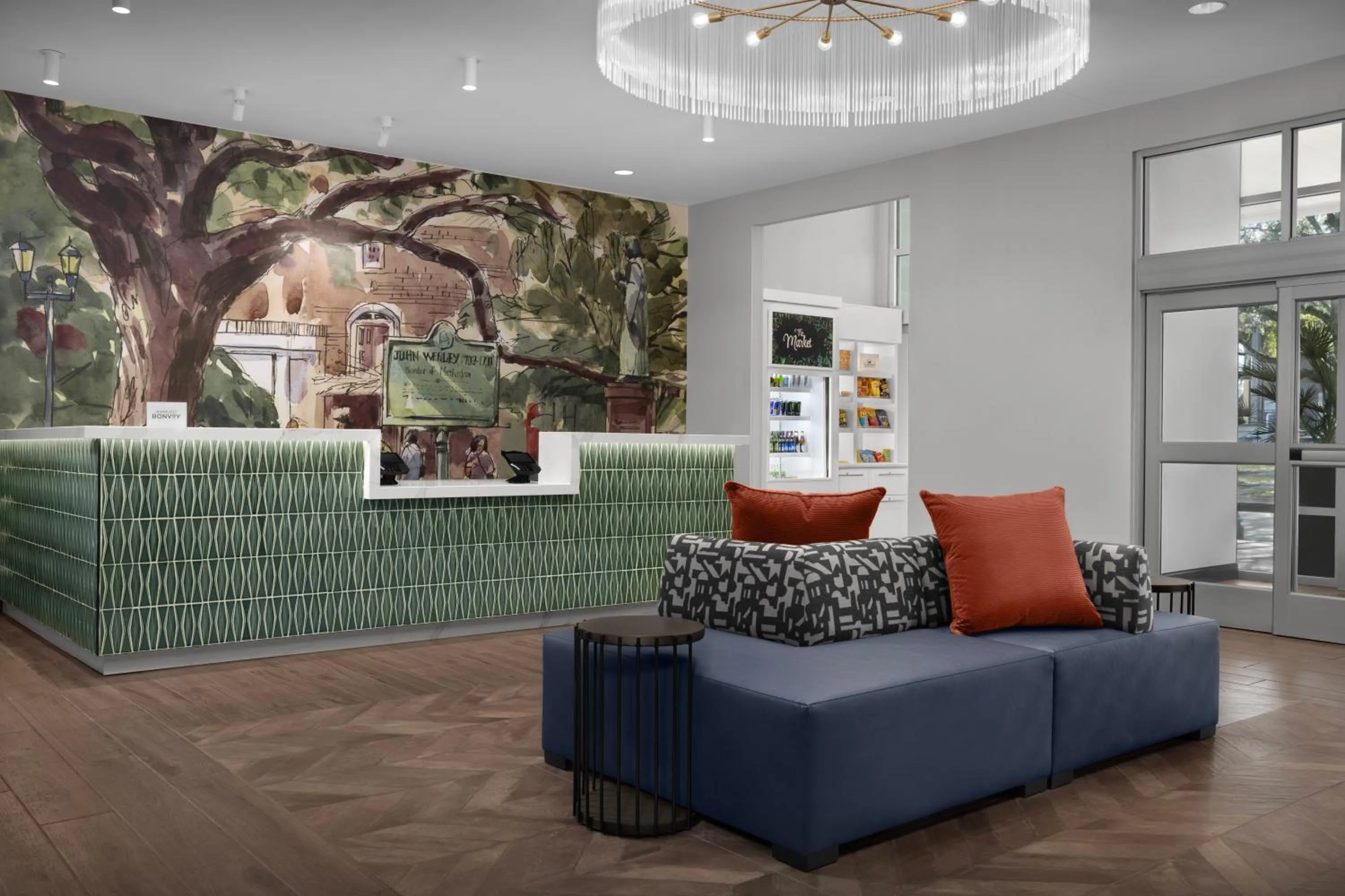 Lobby or reception in Springhill Suites by Marriott Savannah Downtown Historic District