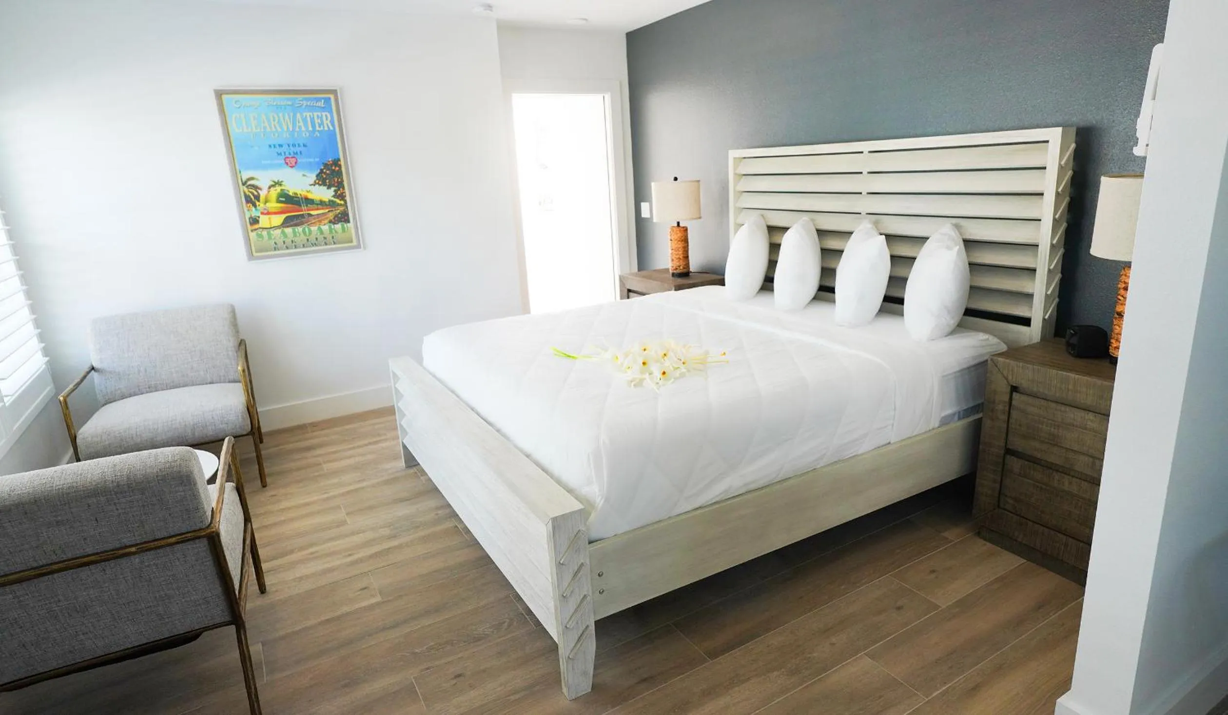 Bed in Ivory Sands Beach Suites
