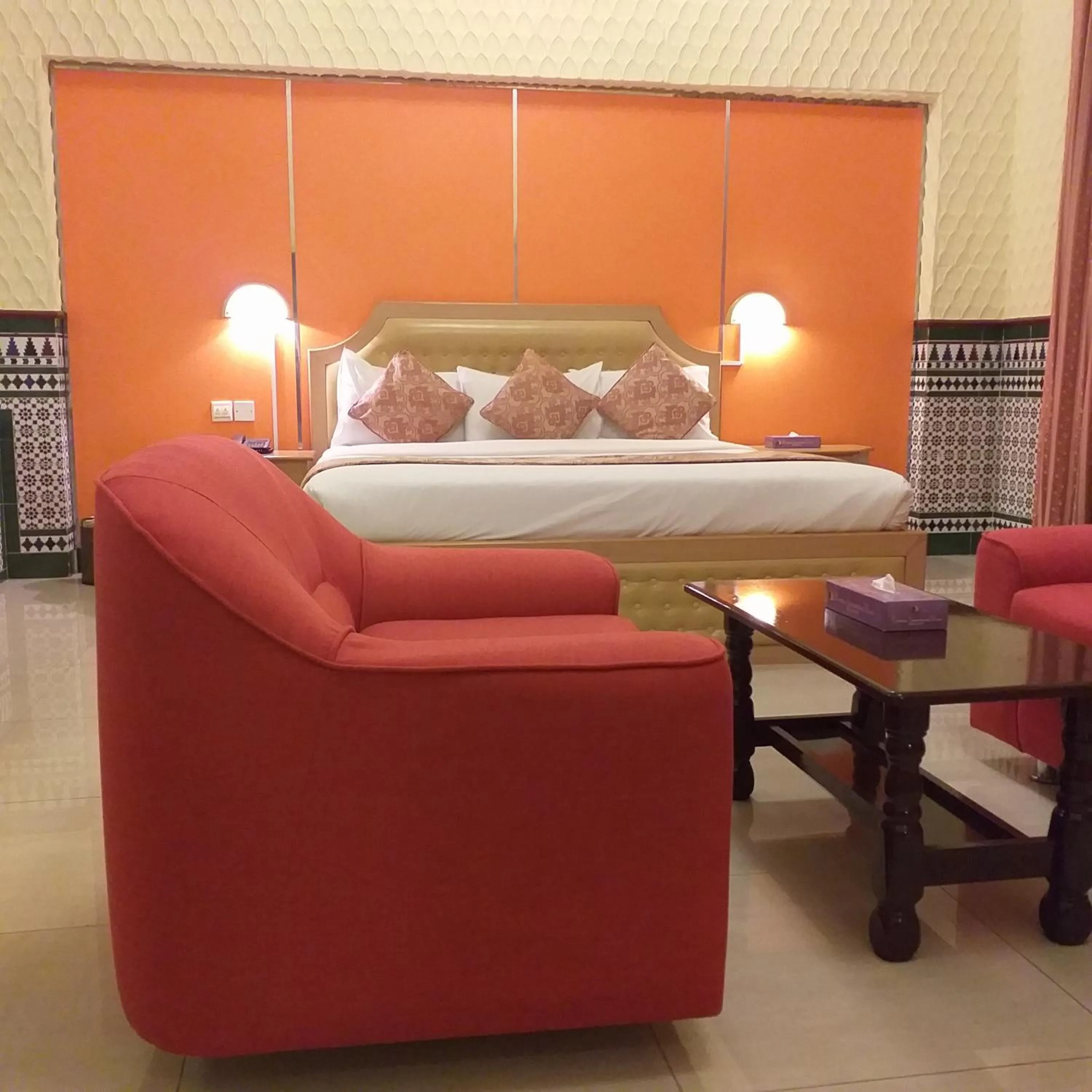 Bed in Bowshar International Hotel