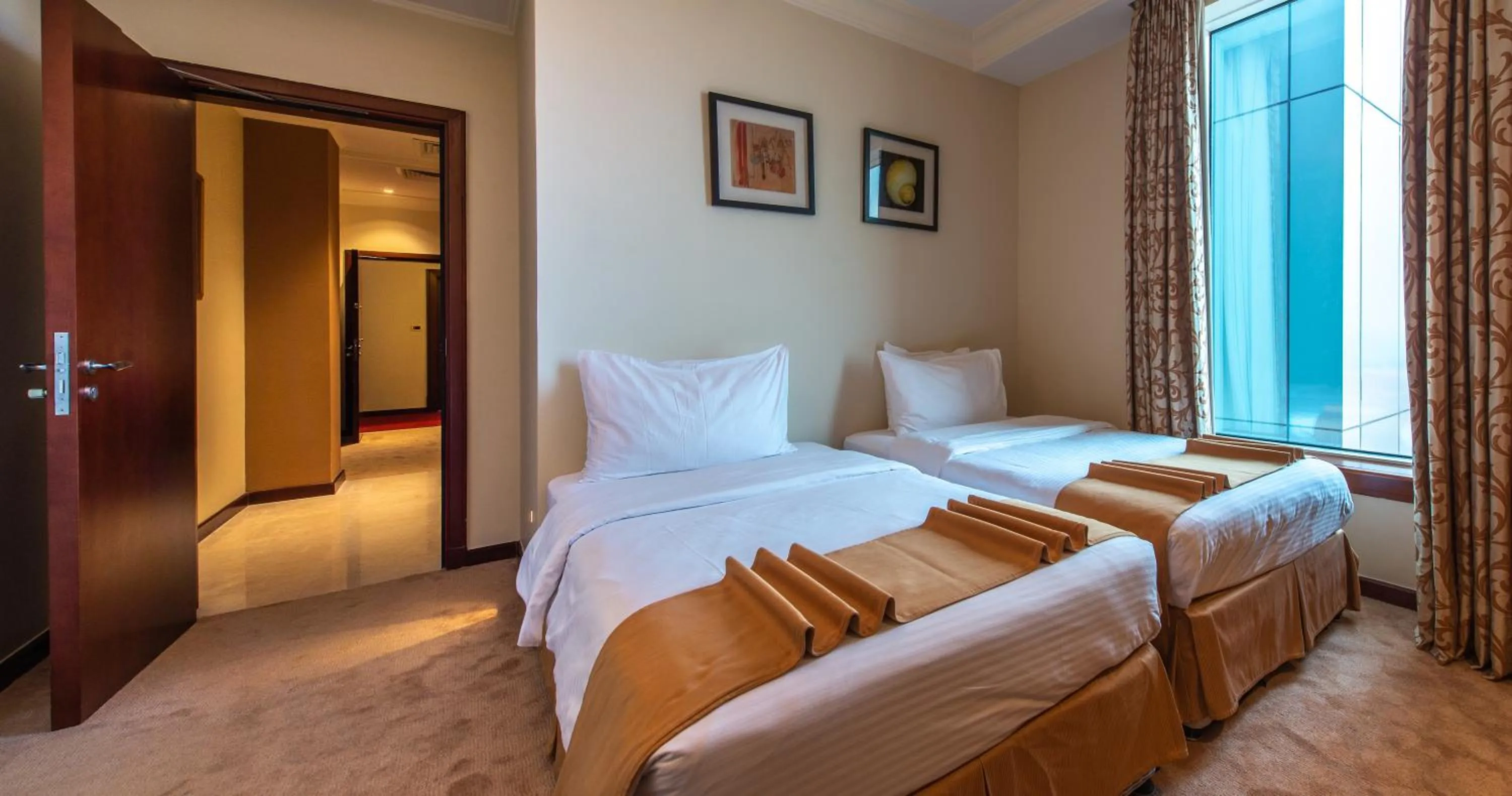 Bed in Mercure Corniche Al Khobar