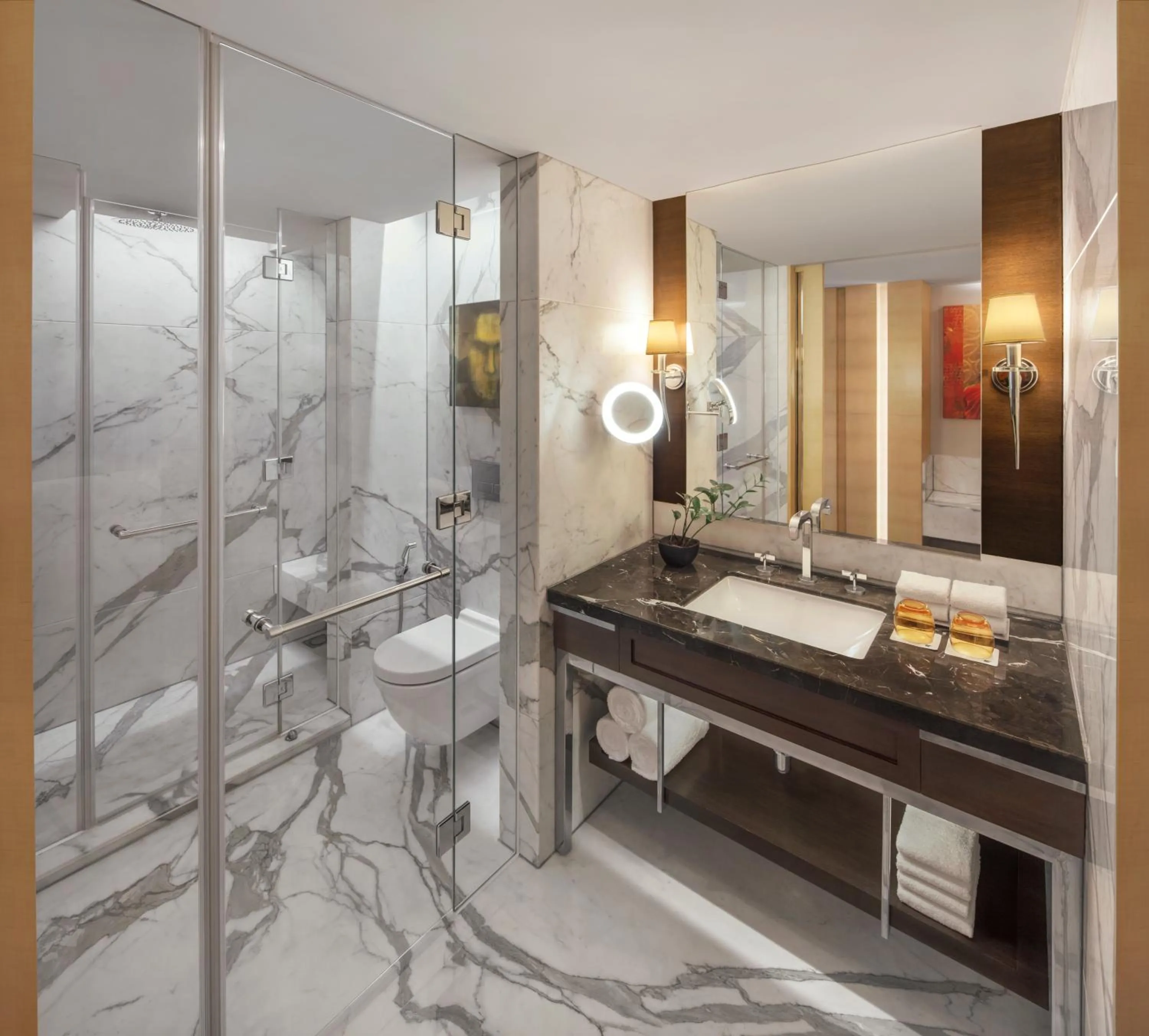 Shower in JW Marriott Mumbai Juhu