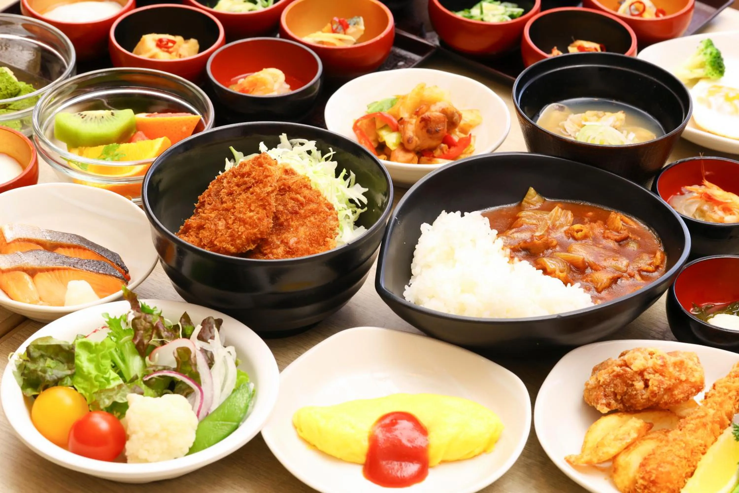 Breakfast in Dormy Inn Takasaki