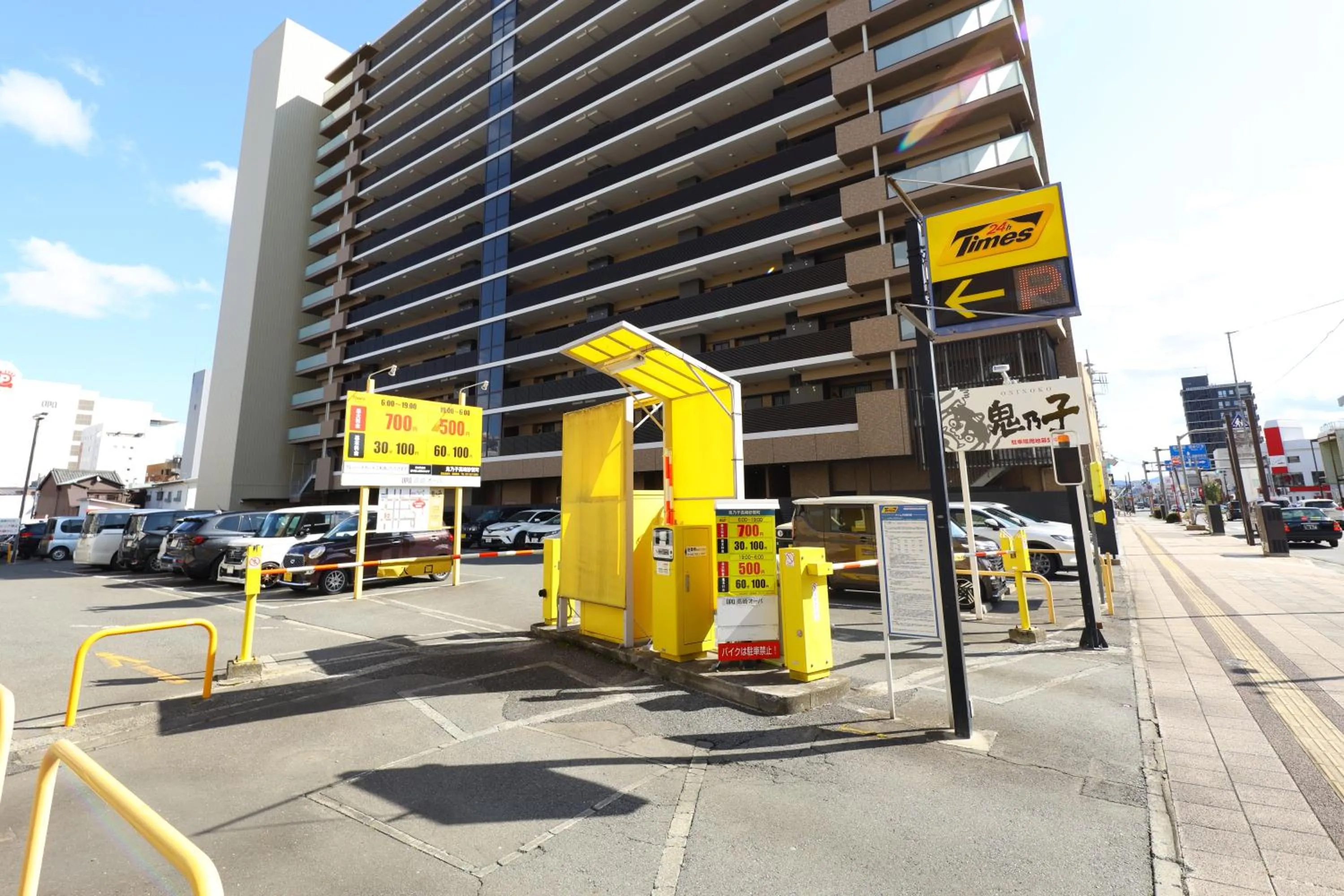 Parking in Dormy Inn Takasaki