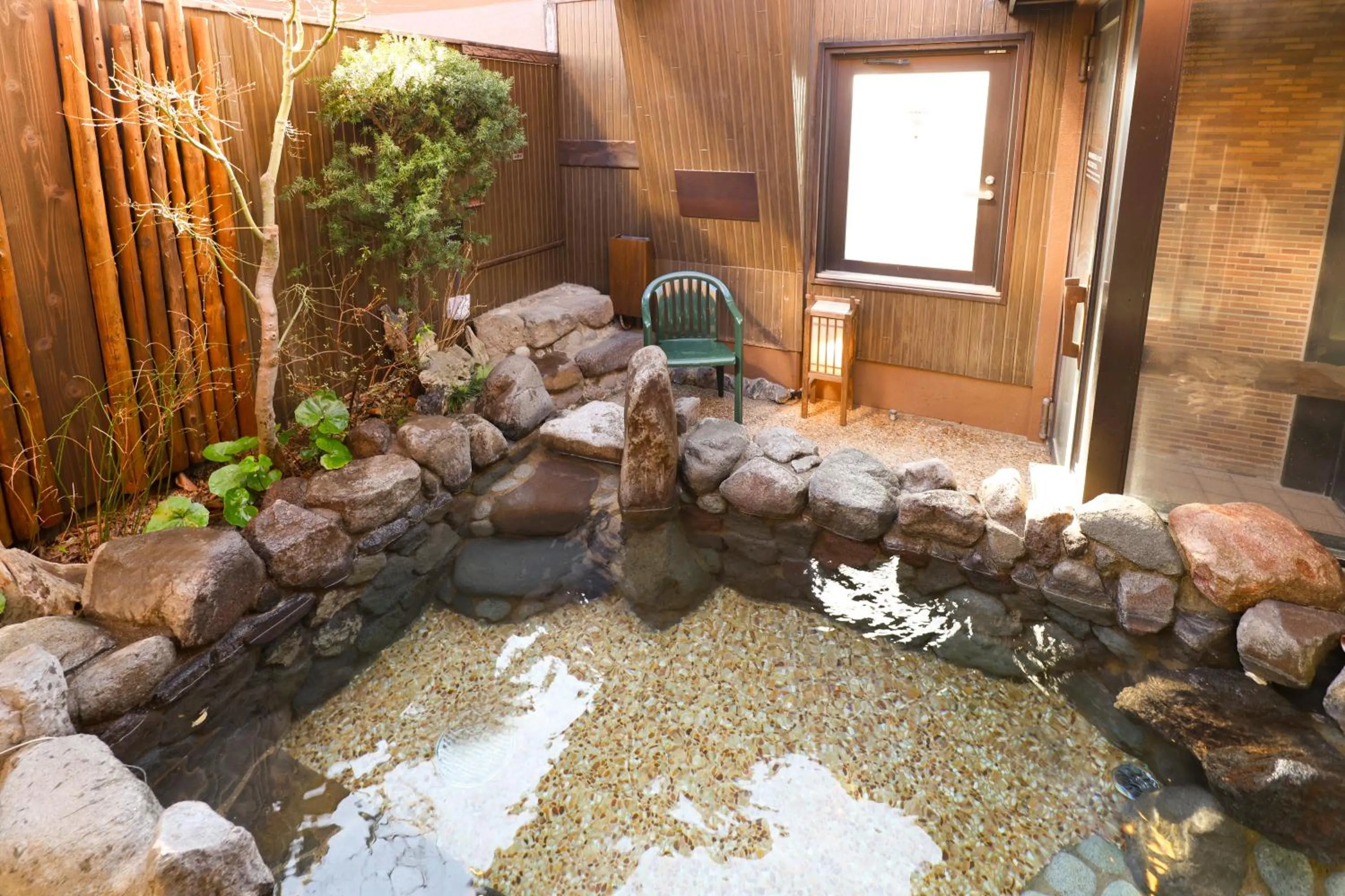 Open Air Bath in Dormy Inn Takasaki
