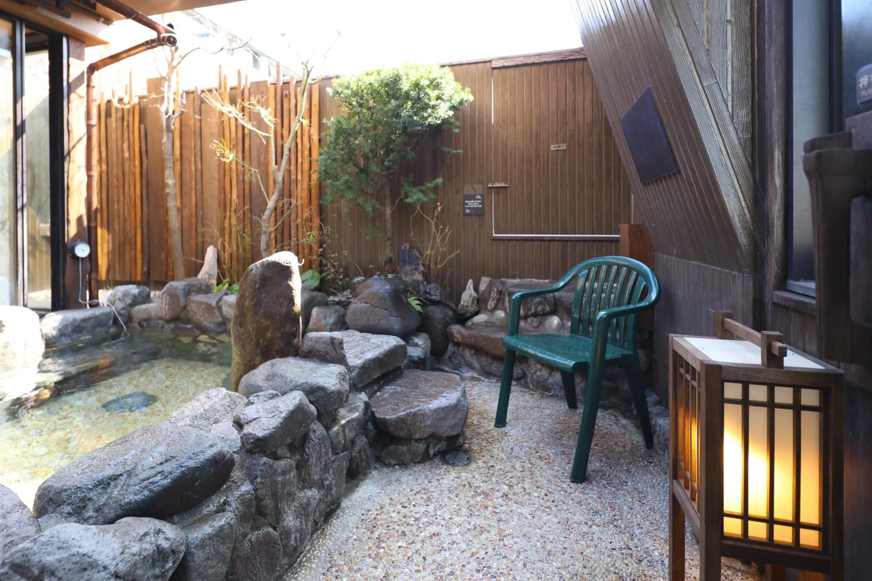 Open Air Bath in Dormy Inn Takasaki