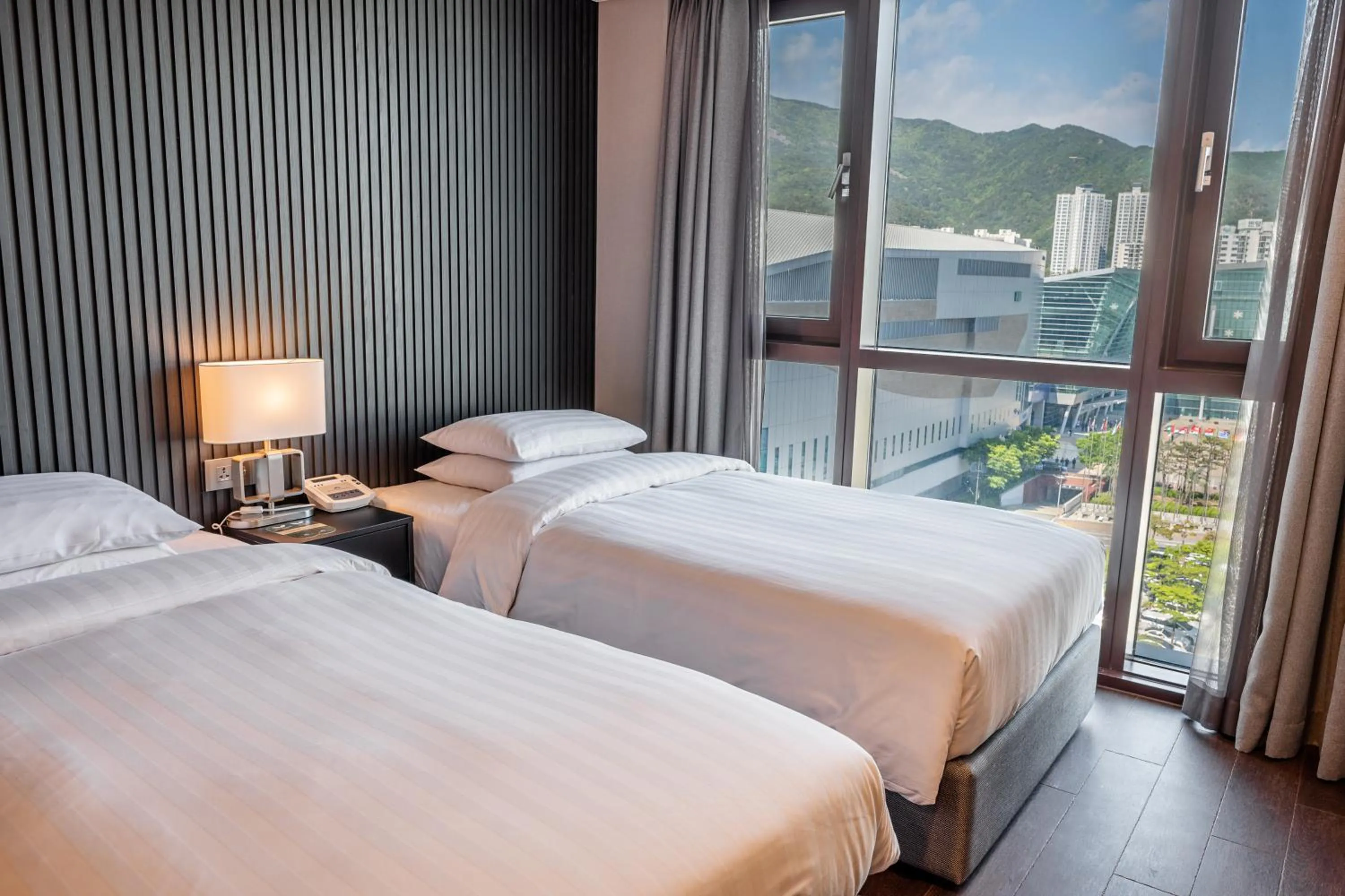 Bed in Haeundae Centum Hotel