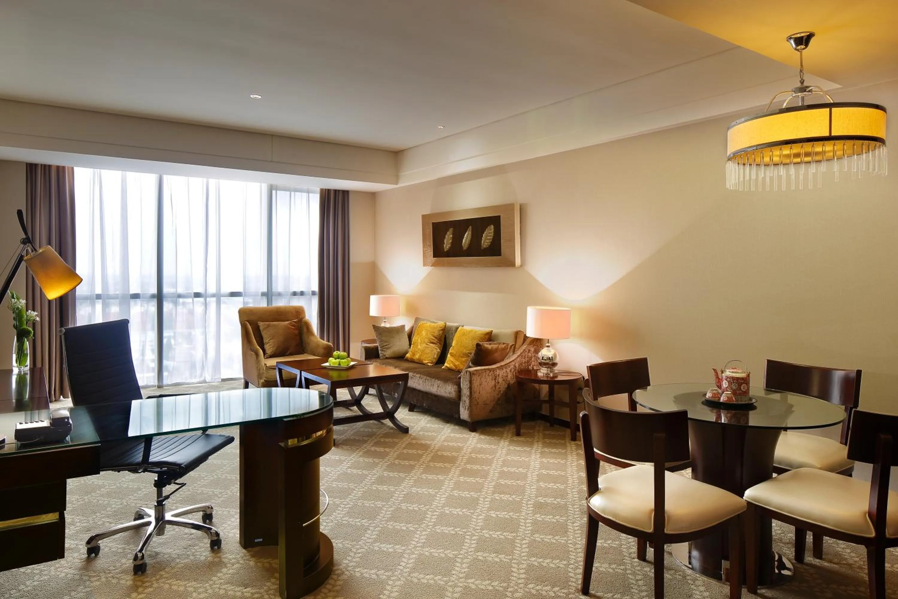 Seating area in The QUBE Hotel Shanghai -Close to Pudong International Airport and Disney Land