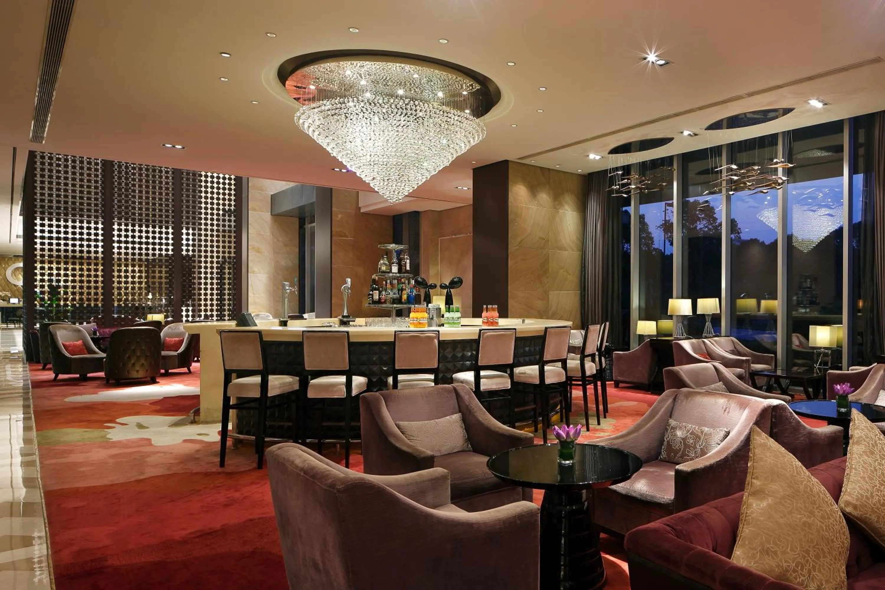 Lounge or bar in The QUBE Hotel Shanghai -Close to Pudong International Airport and Disney Land