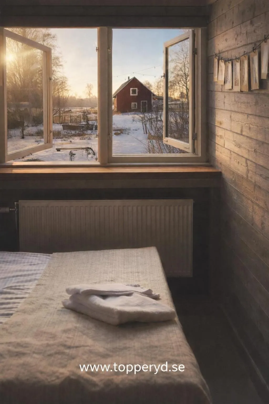 Bed in Topperyd Bed & Breakfast