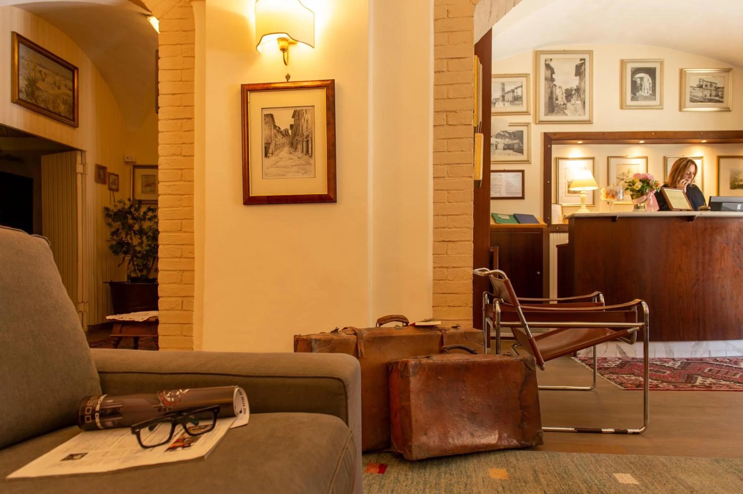 Lobby or reception in Hotel Minerva