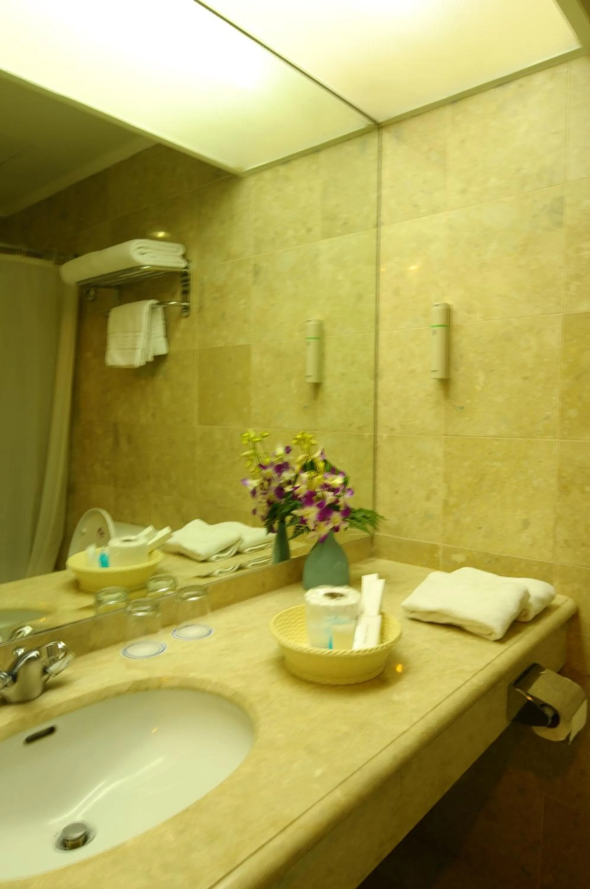 Bathroom in Oxford Suites Makati
