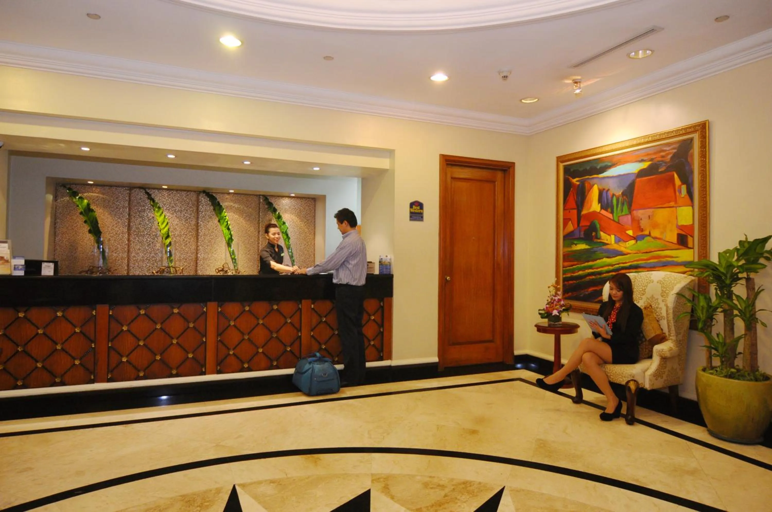 Lobby or reception, Lobby/Reception in Oxford Suites Makati