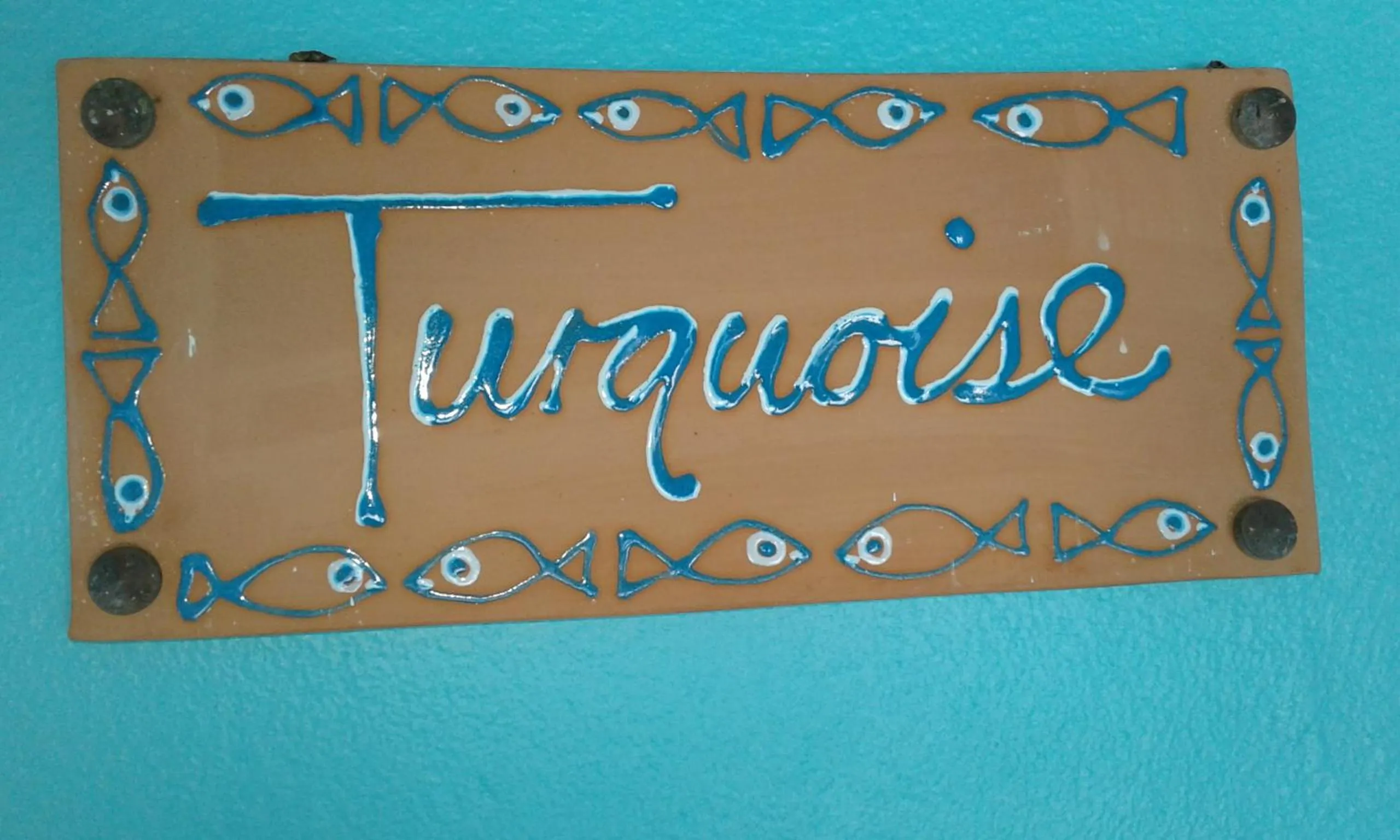 Decorative detail in AIGUE MARINE Divaloc