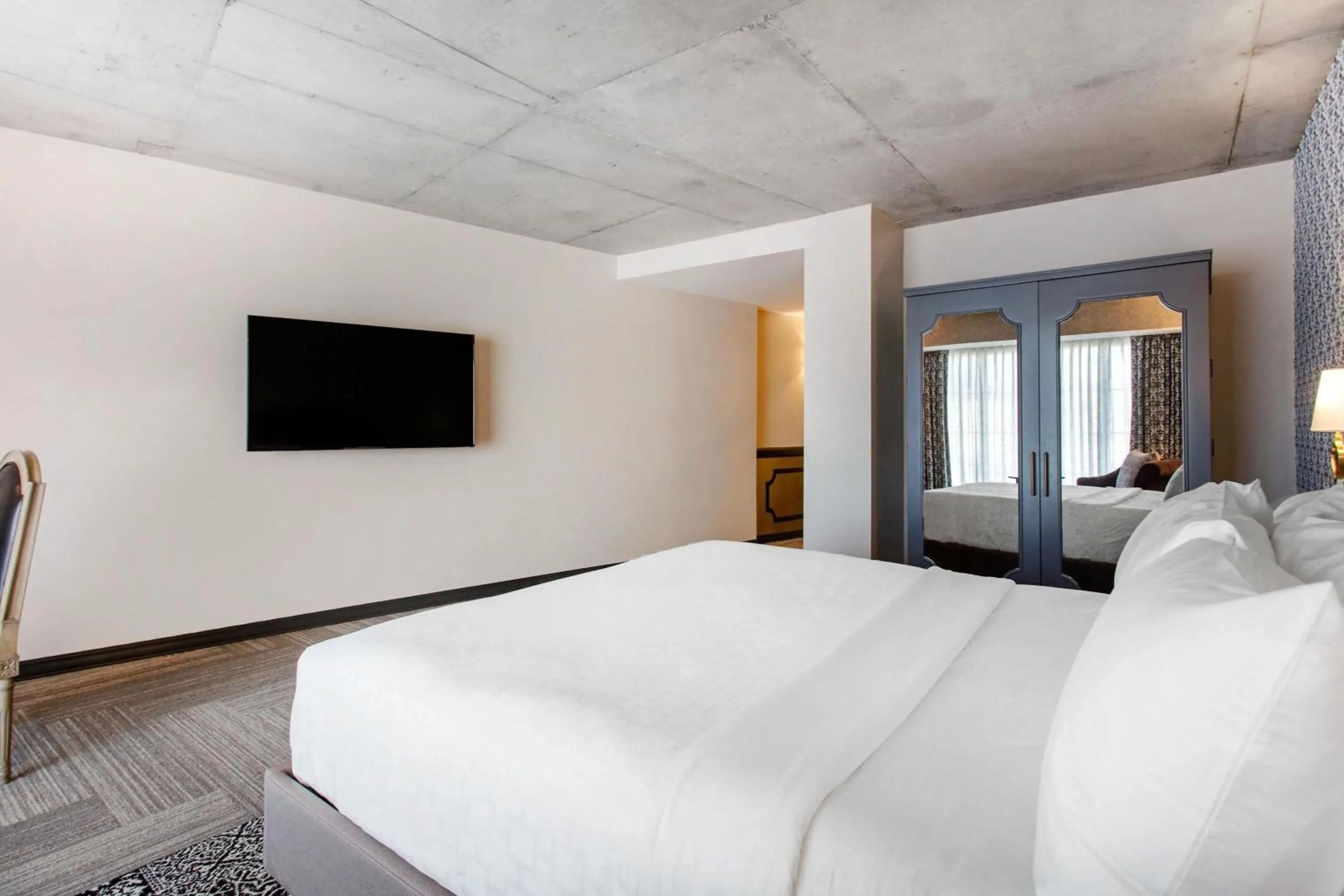 Bed in Cambria Hotel New Orleans Downtown Warehouse District