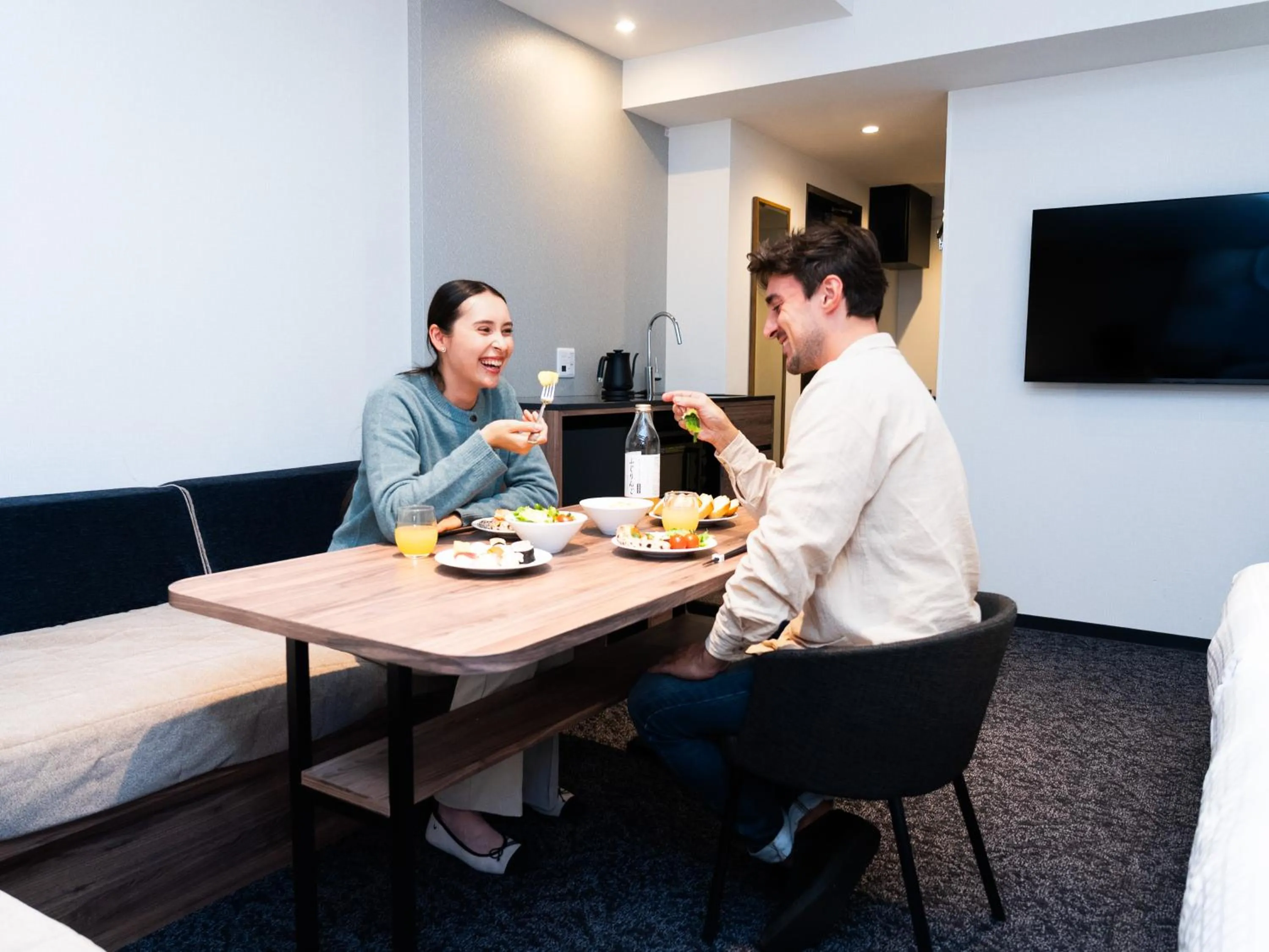 People in Tokyu Stay Nishi Shinjuku