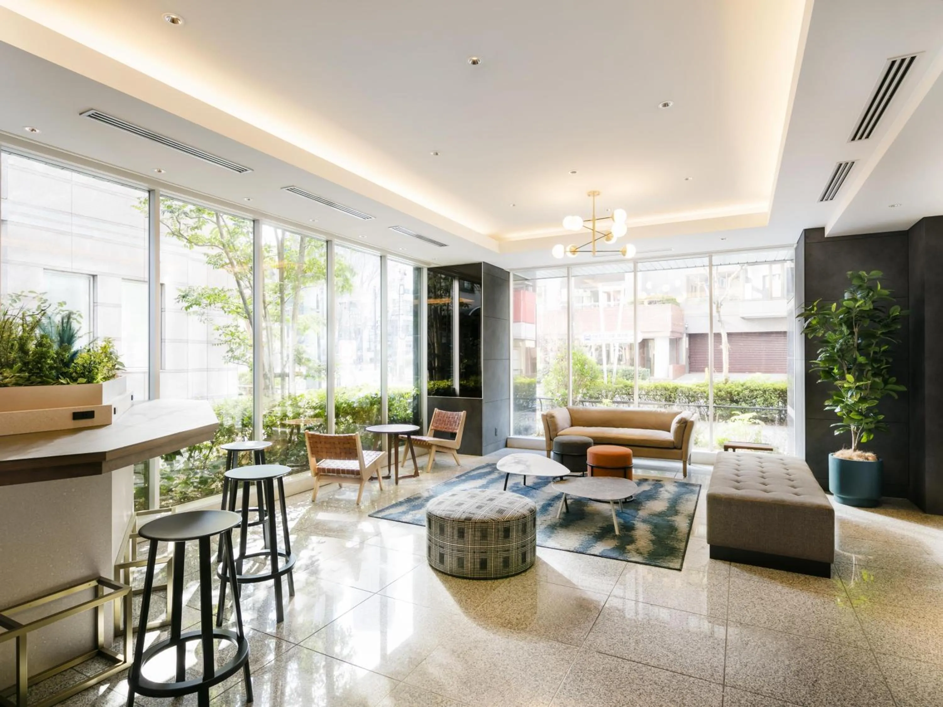 Lounge or bar in Tokyu Stay Nishi Shinjuku